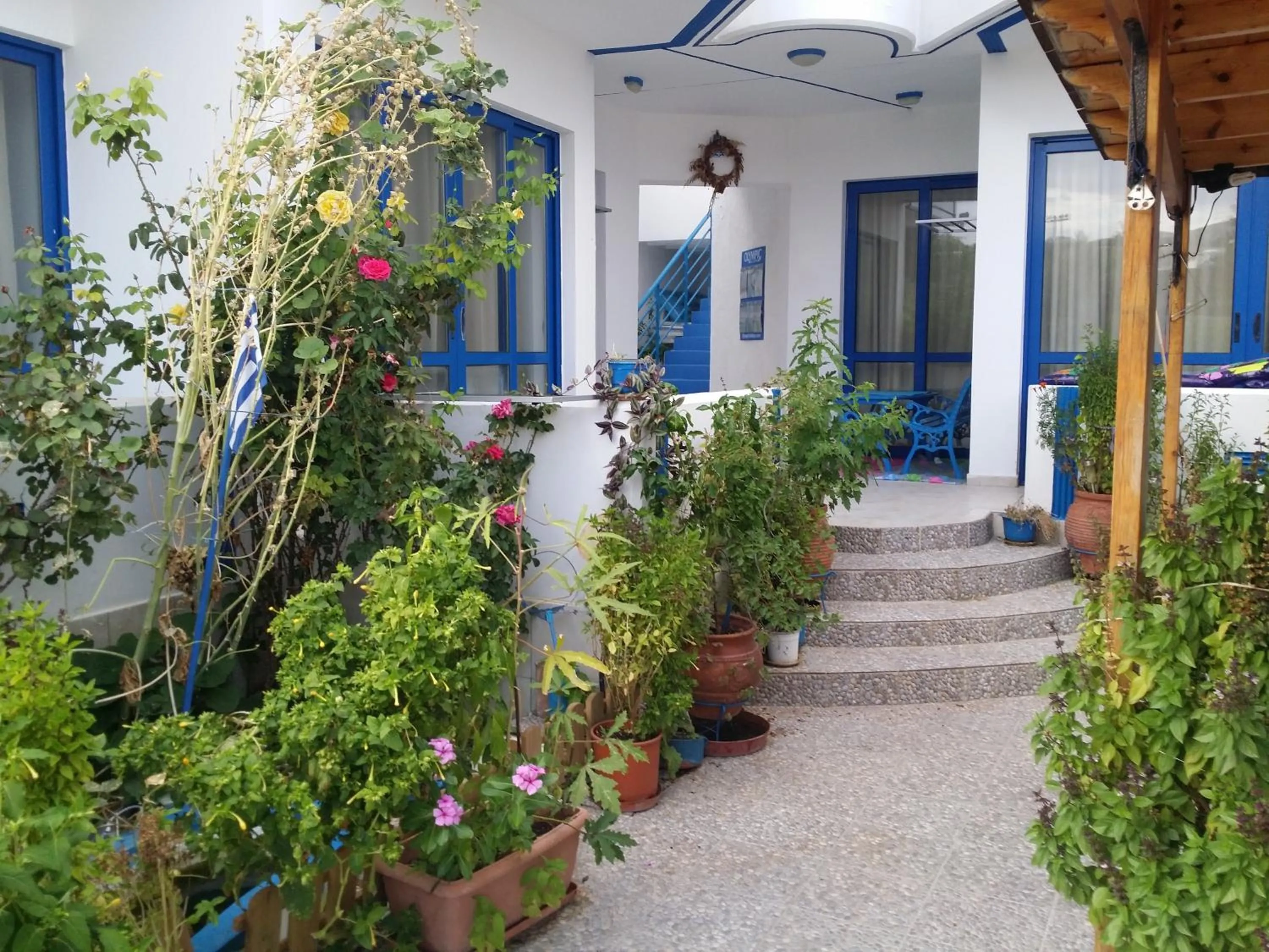 Patio in Anastasia Studios, Apartments & Suites