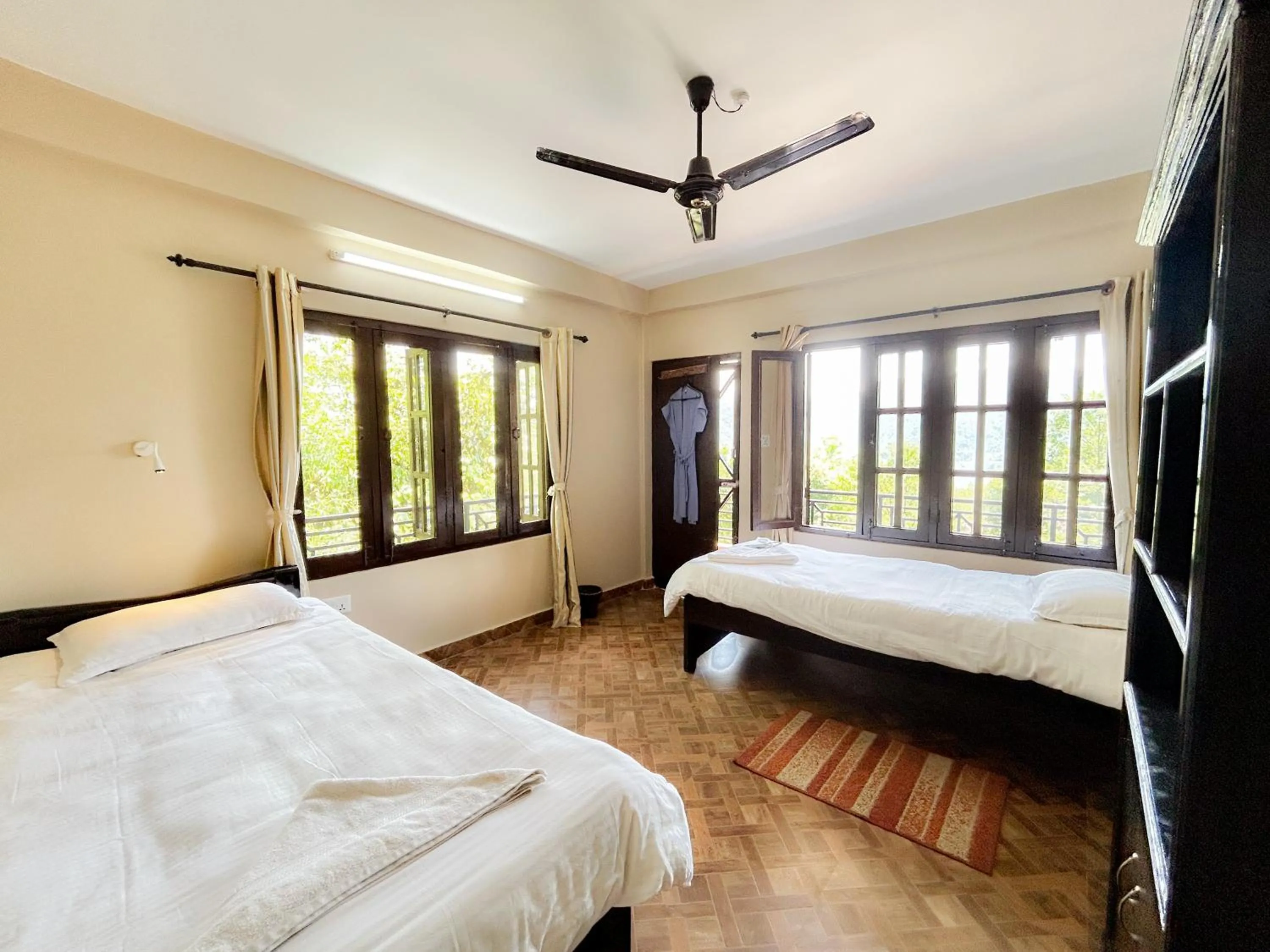 Bed in Yogaban Retreat