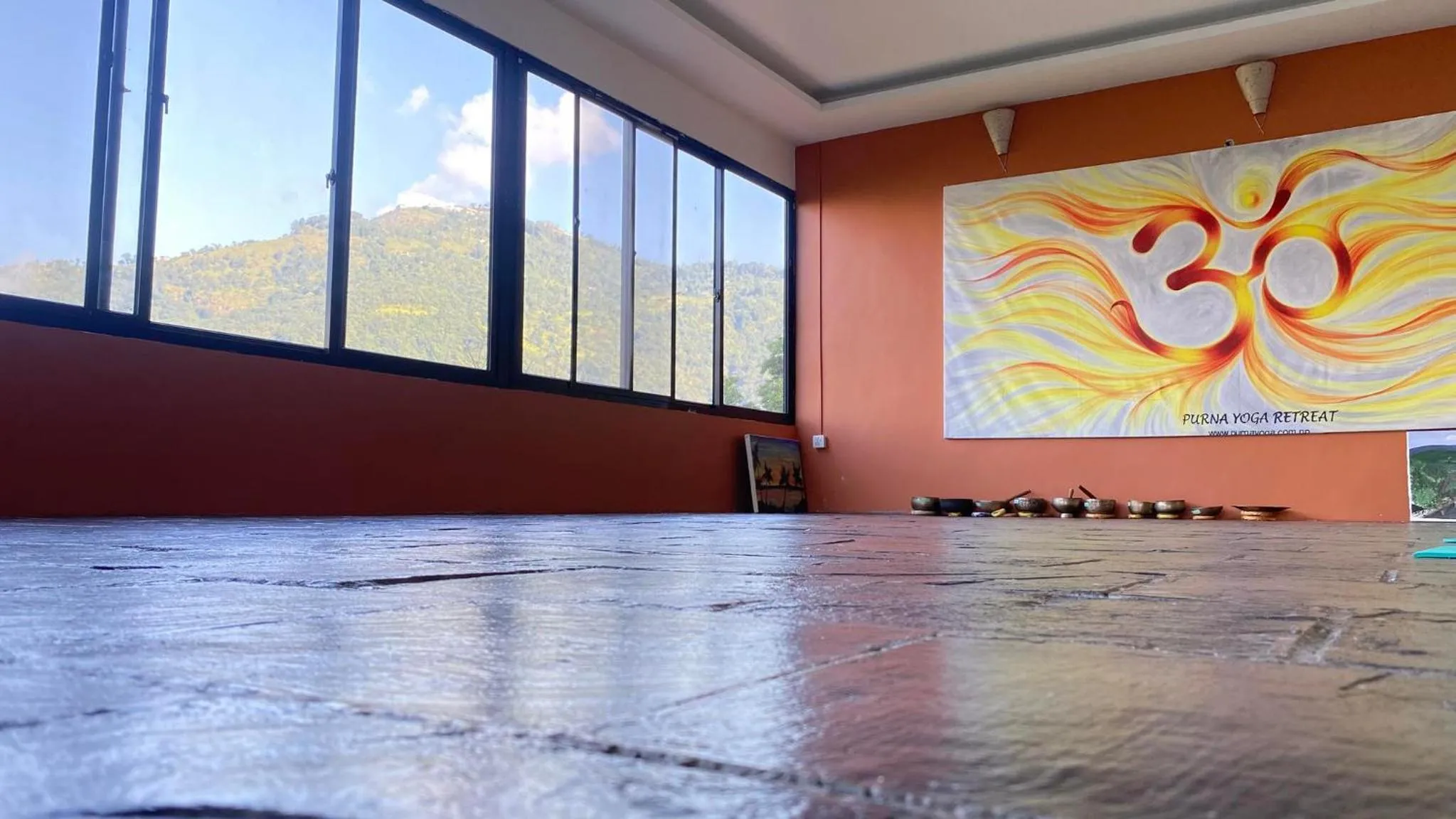 Decorative detail in Yogaban Retreat