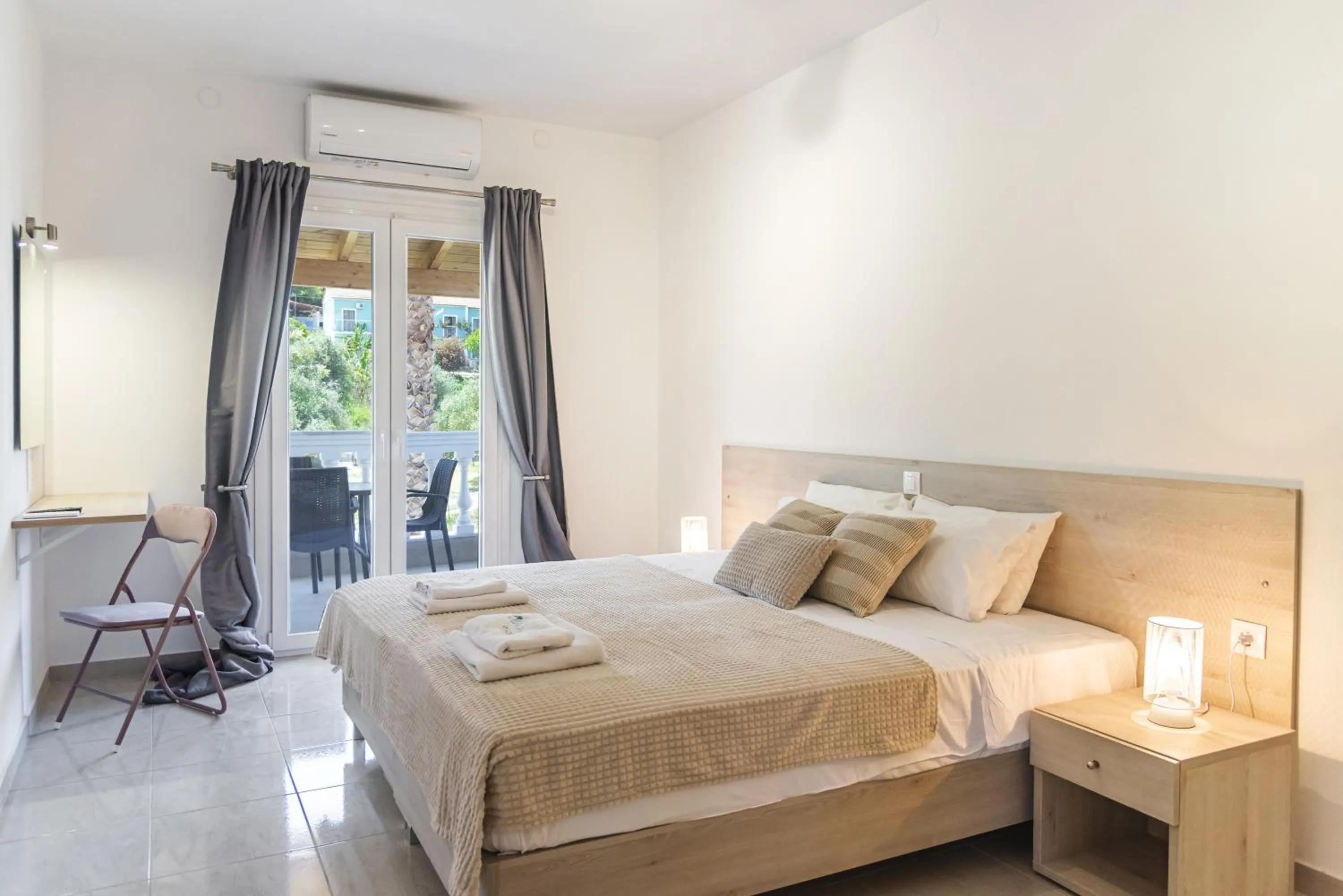 Bed in Ionian Blue Beach Hotel - Adults Friendly