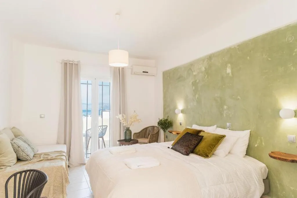 Bed in Ionian Blue Beach Hotel - Adults Friendly