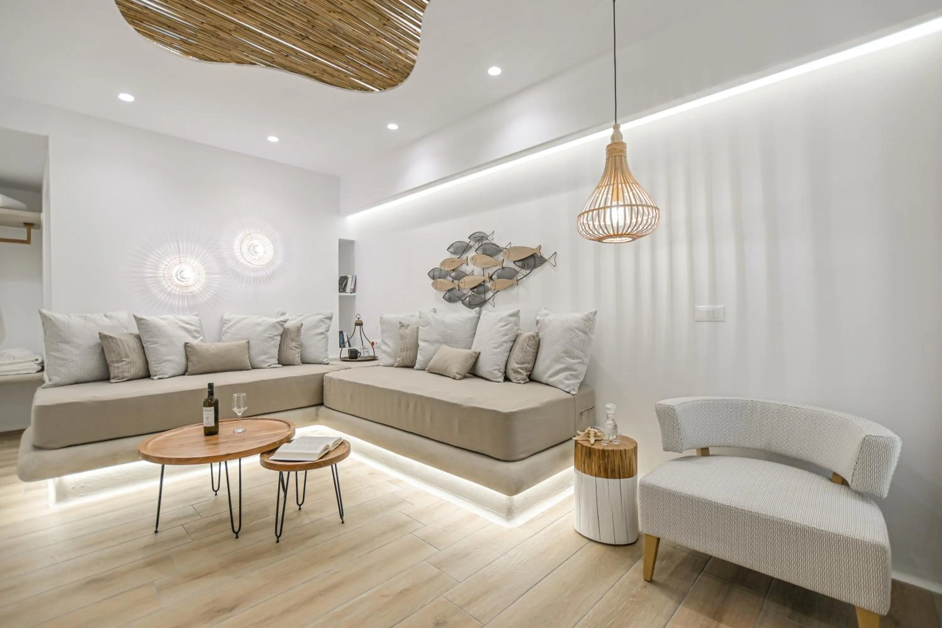 Living room in Villa Adriana Hotel