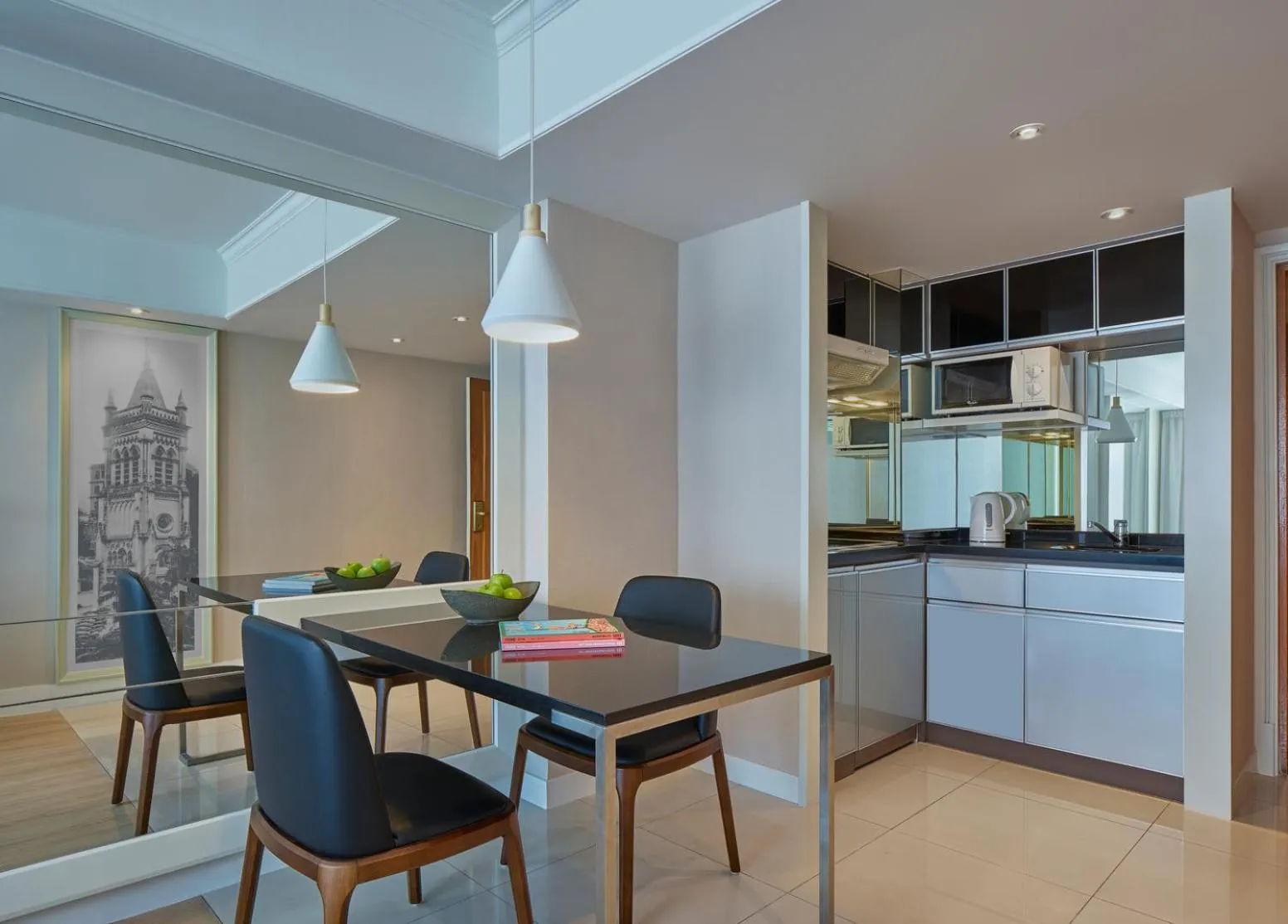 Dining area in Two MacDonnell Road