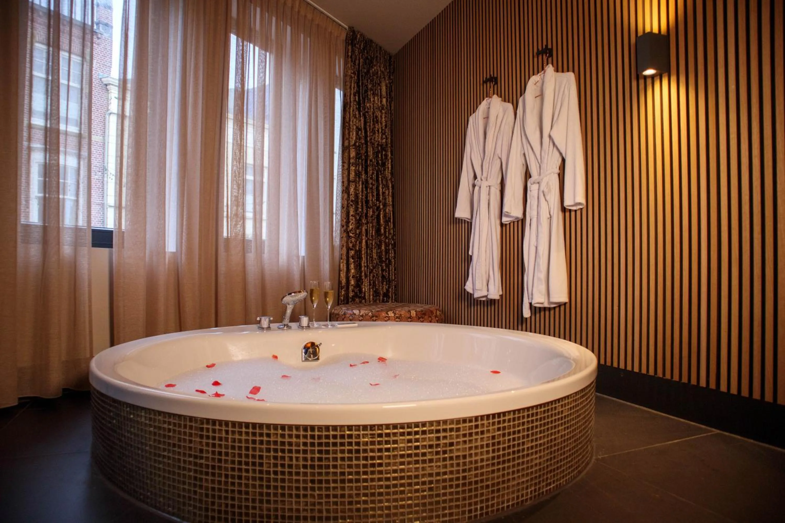 Bath in Manzo's Suites