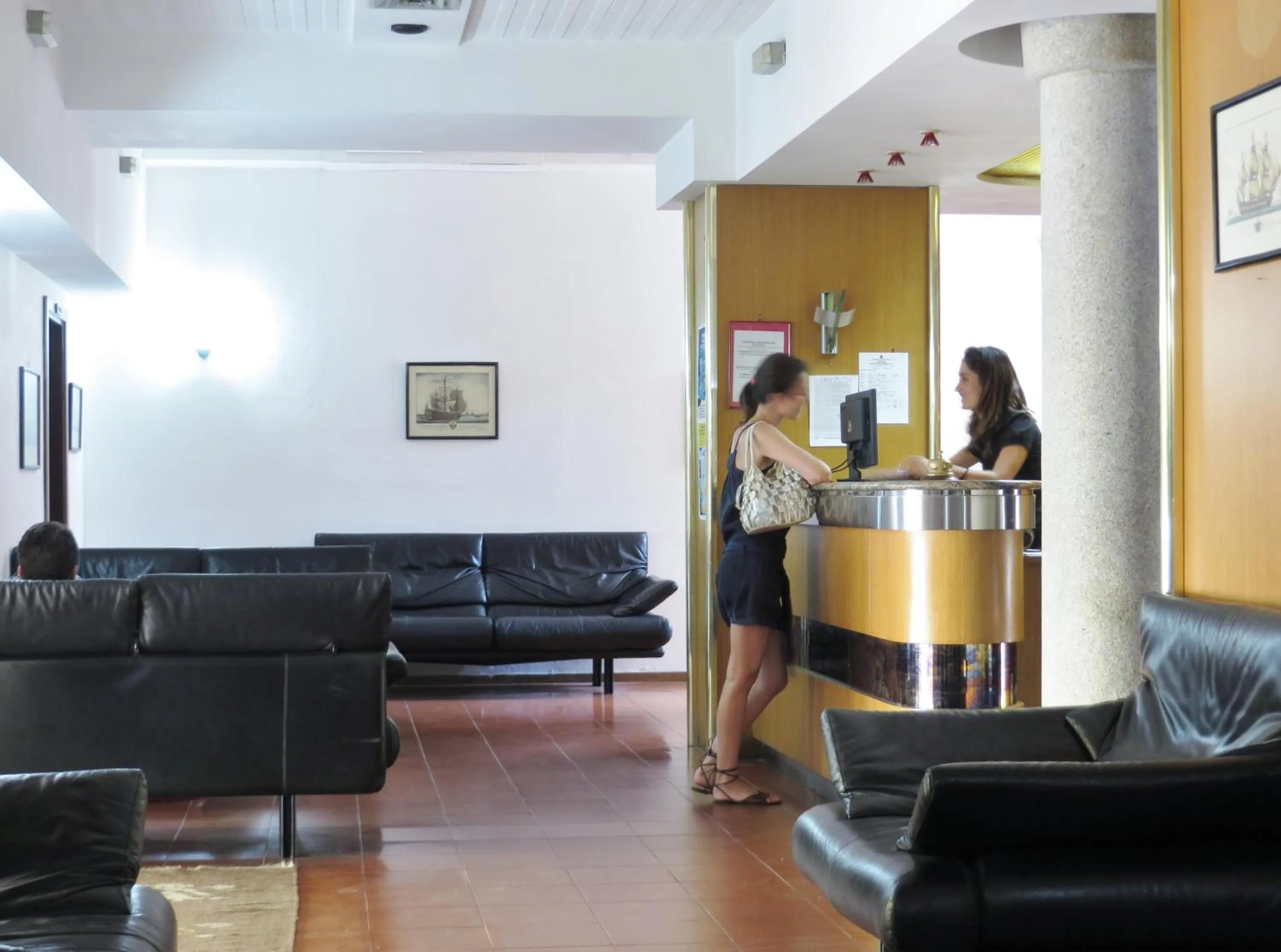 Lobby or reception in Hotel Villa Marina