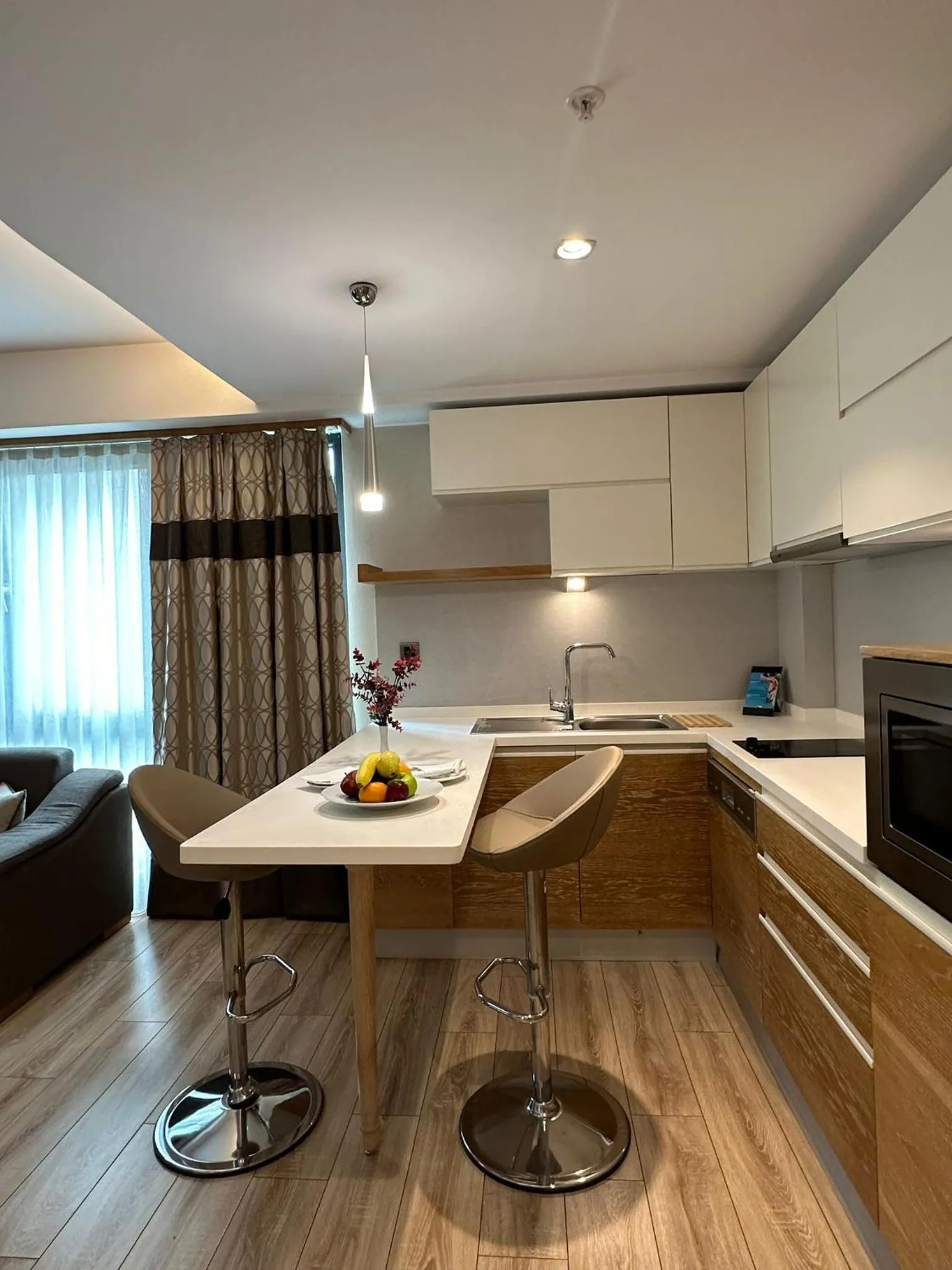 Kitchen or kitchenette in Bof Hotels Ceo Suites Atasehir