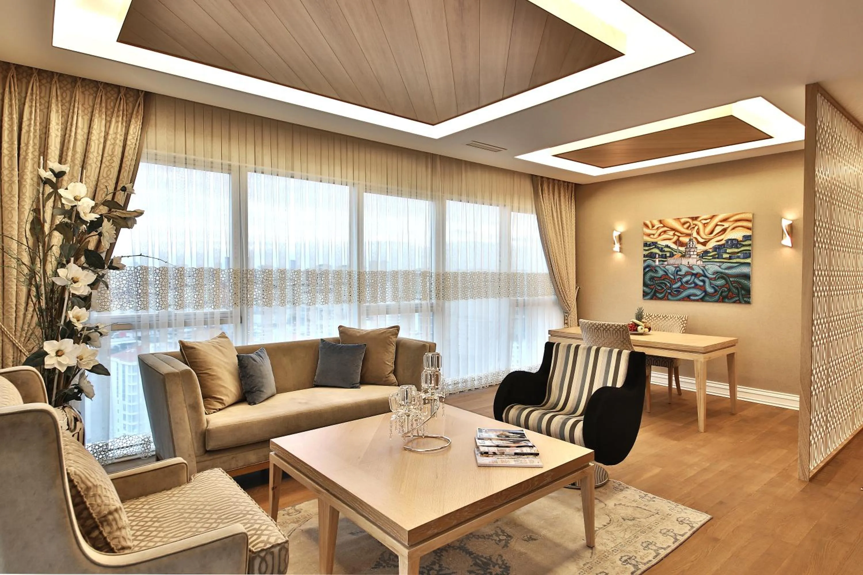 Living room in Bof Hotels Ceo Suites Atasehir