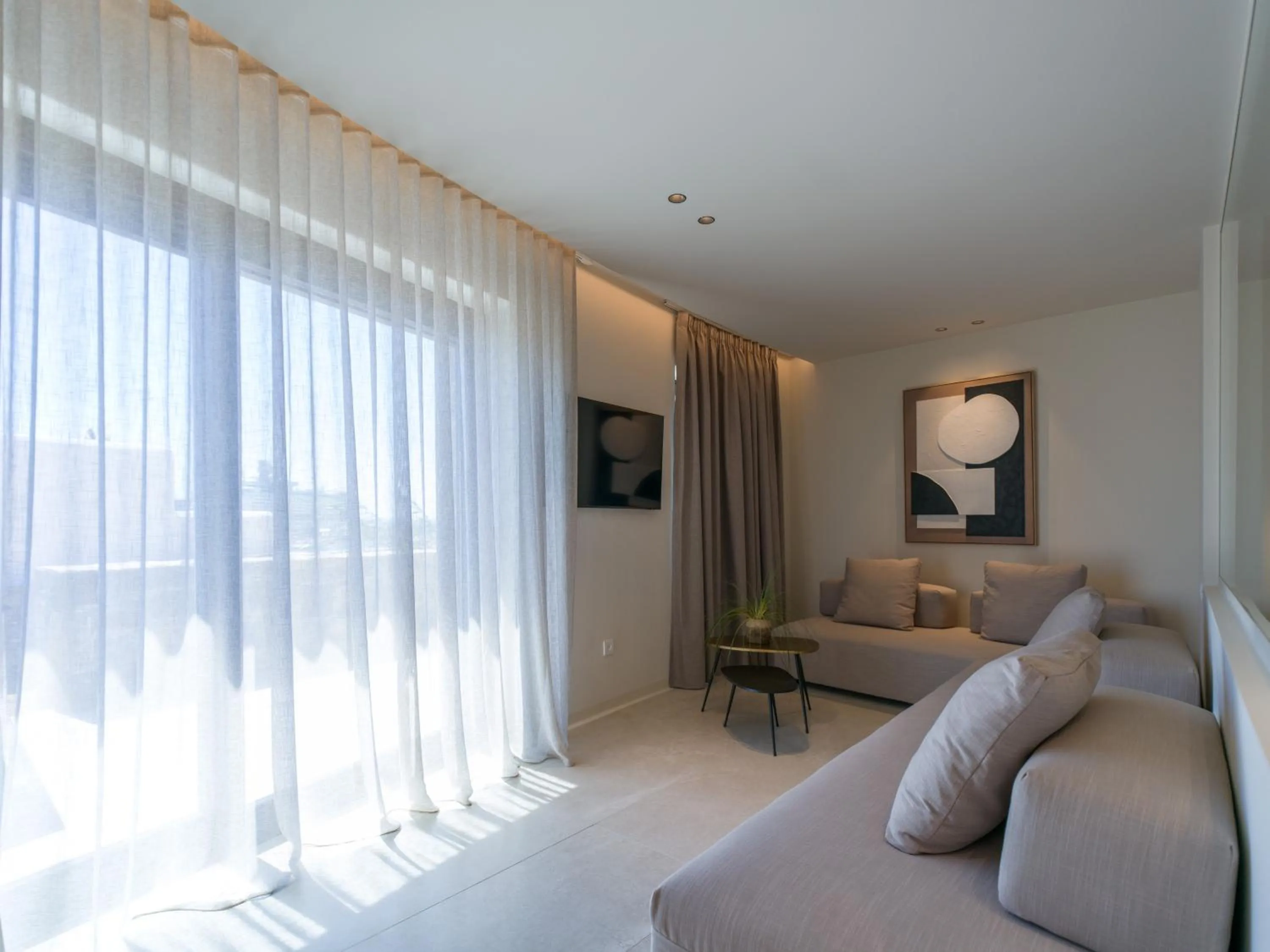 Bed in VEZO Suites Mykonos