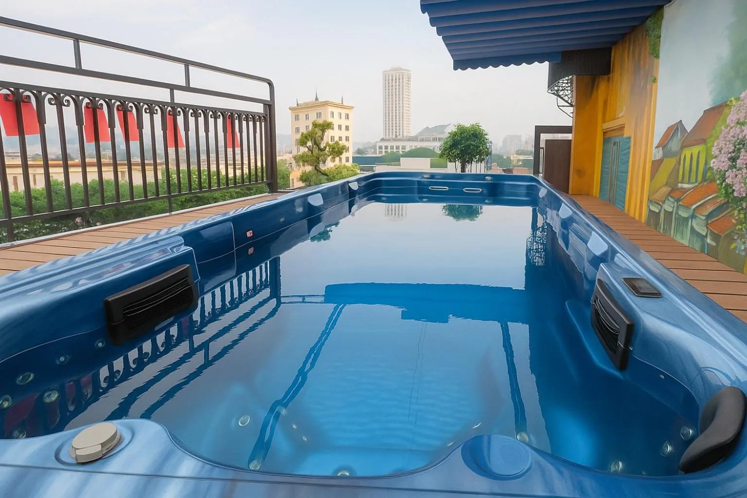 Swimming pool in MAI Luxury Hotel Ninh Binh