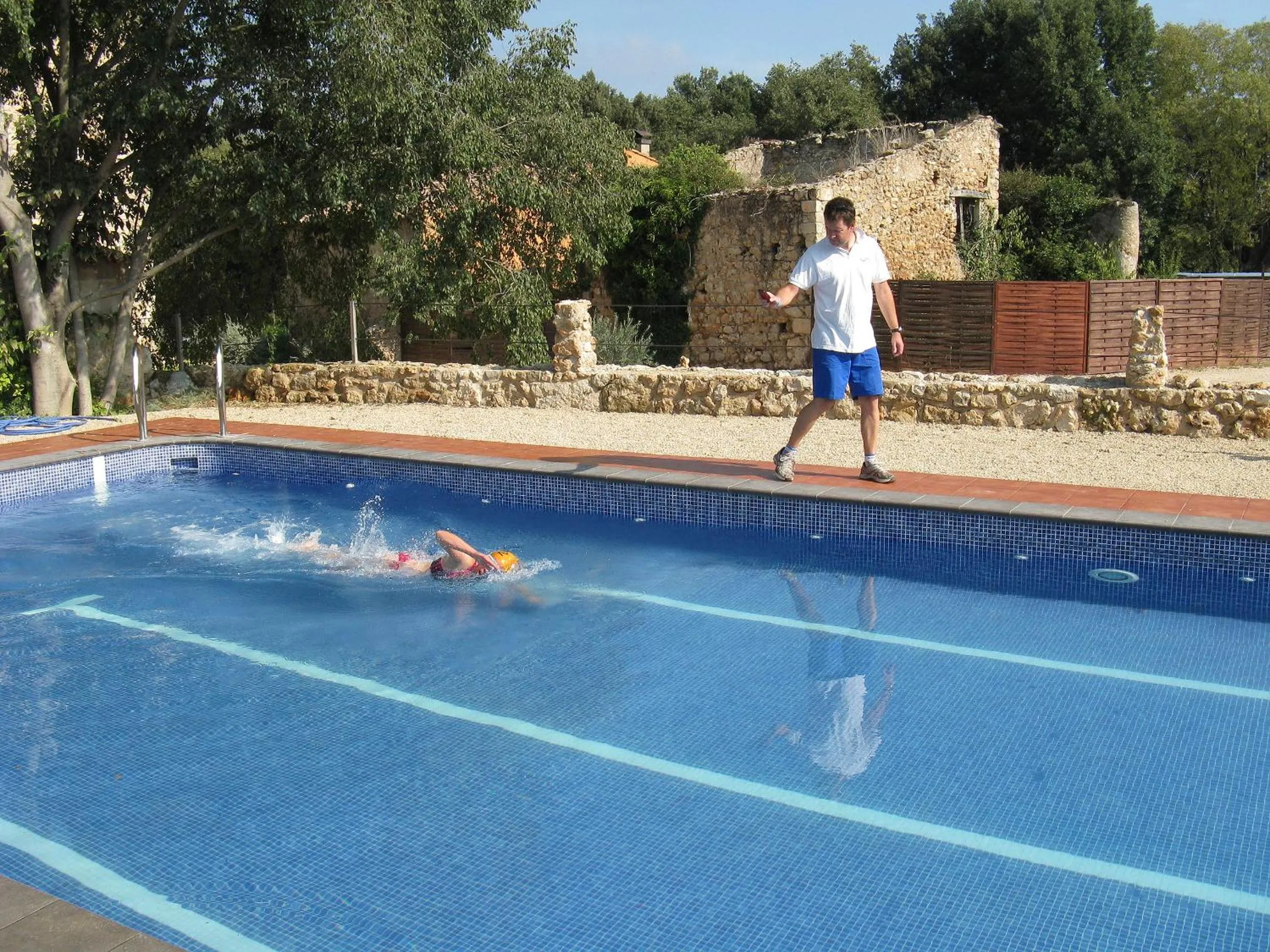 Swimming pool in Hotel Mas Pelegri