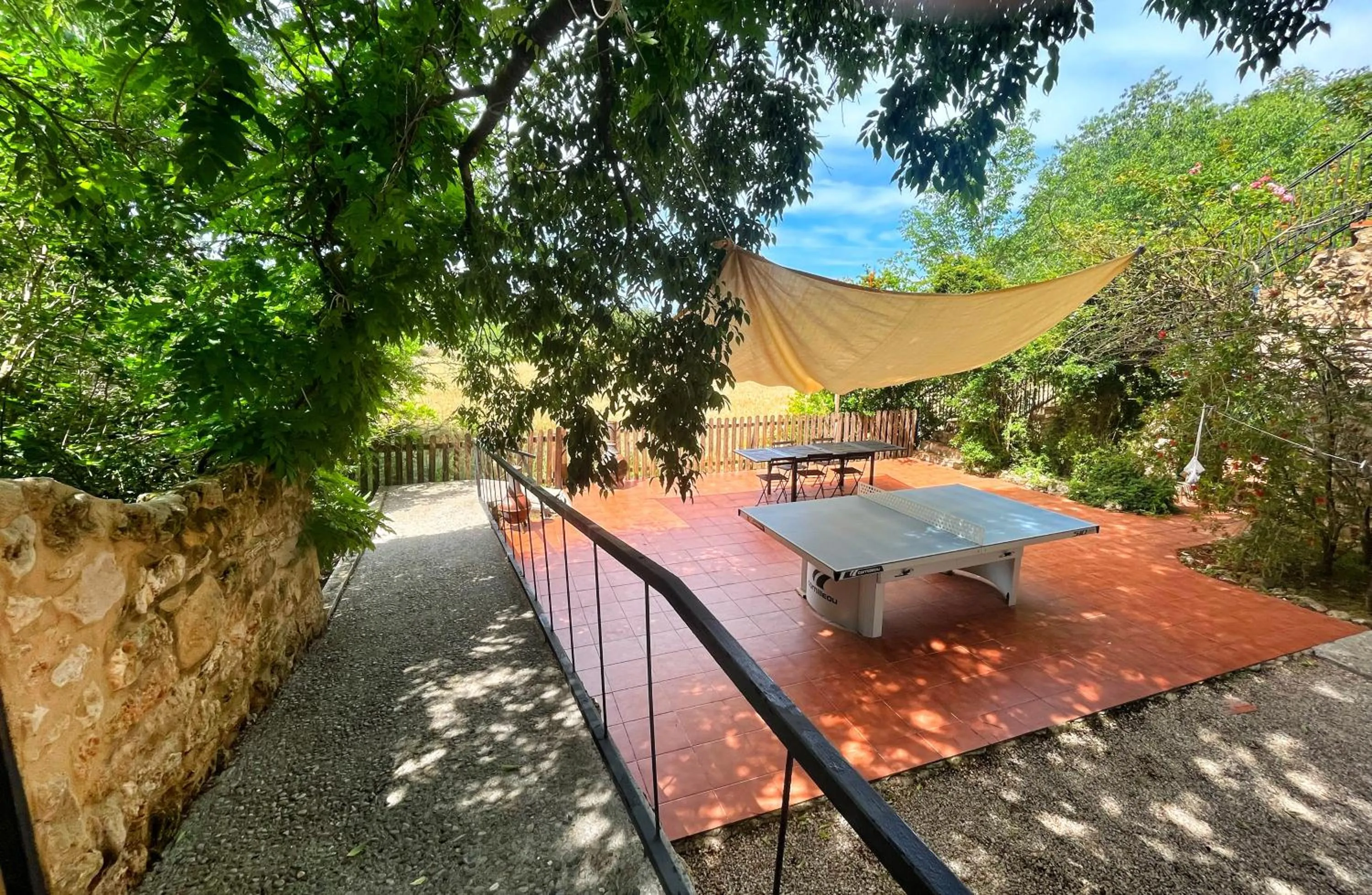 Table tennis in Hotel Mas Pelegri