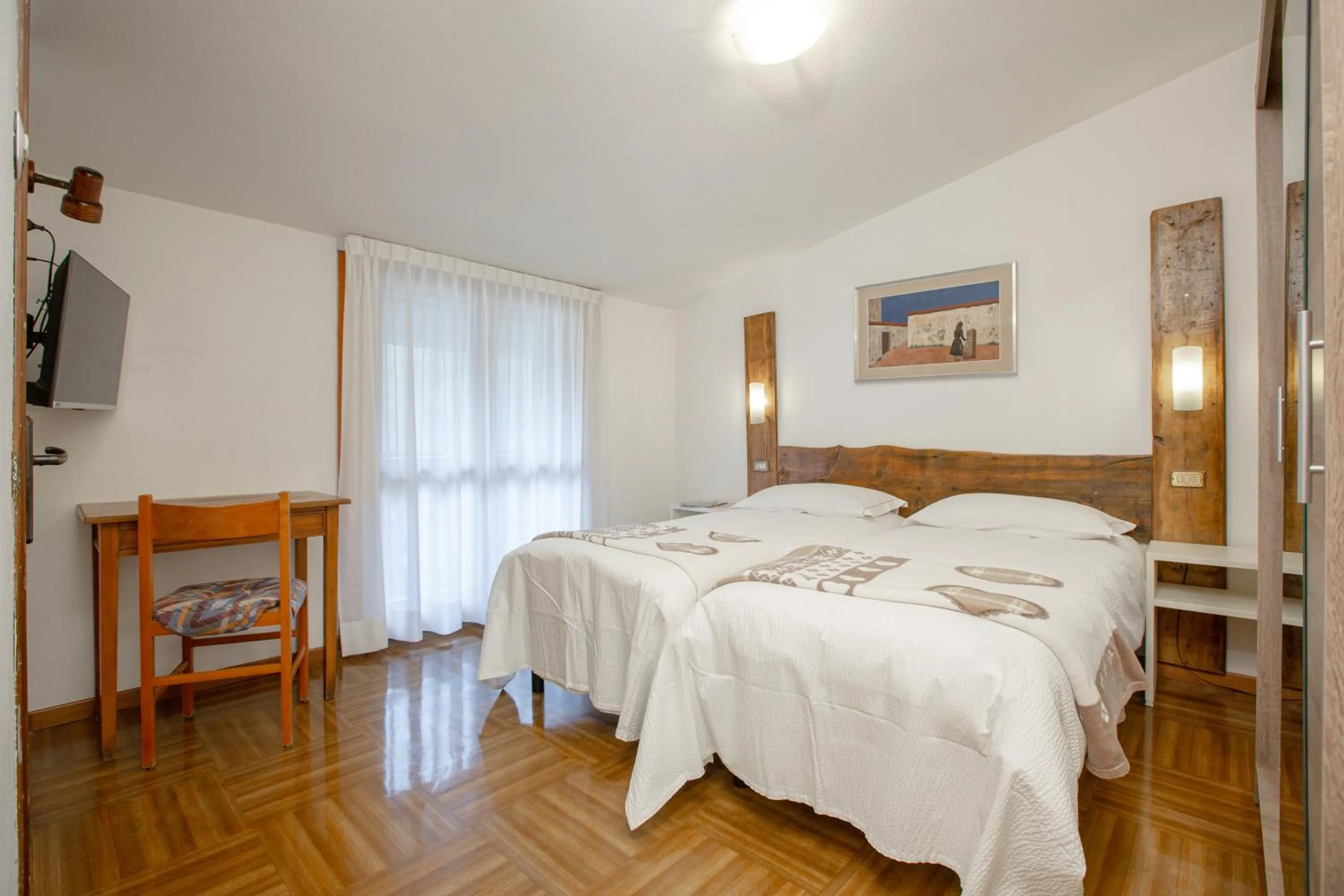 Bed in Hotel Biancospino