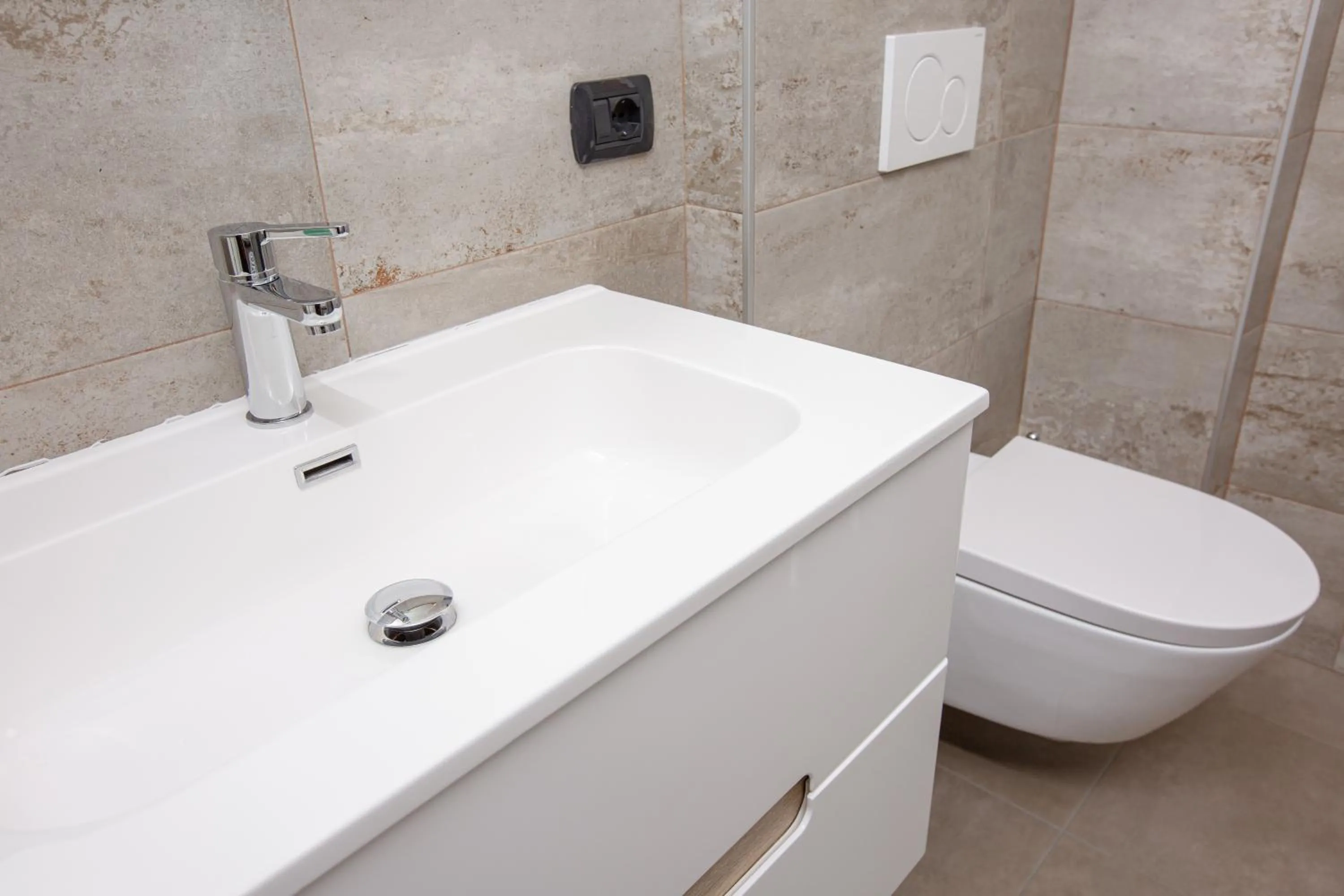 Toilet in Hotel Biancospino