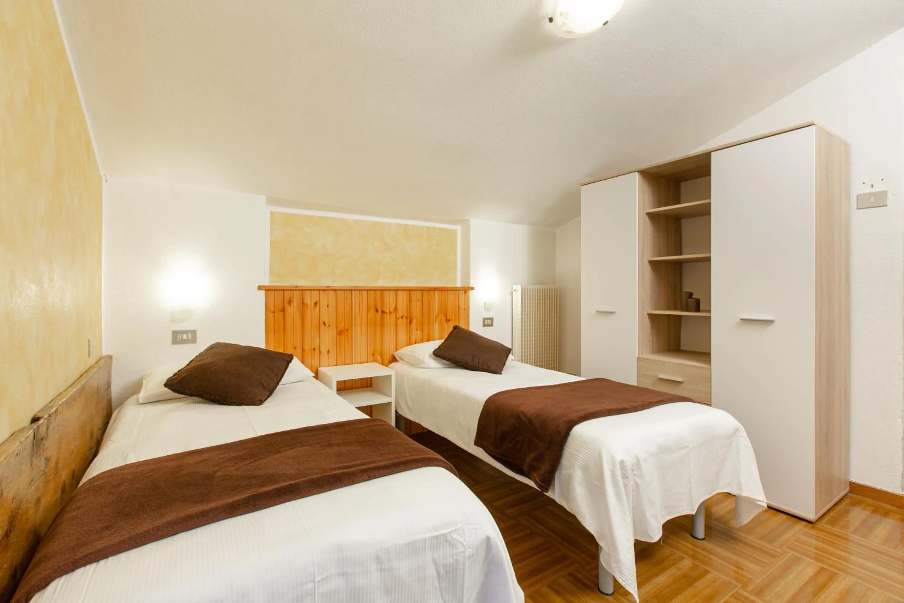 Bed in Hotel Biancospino