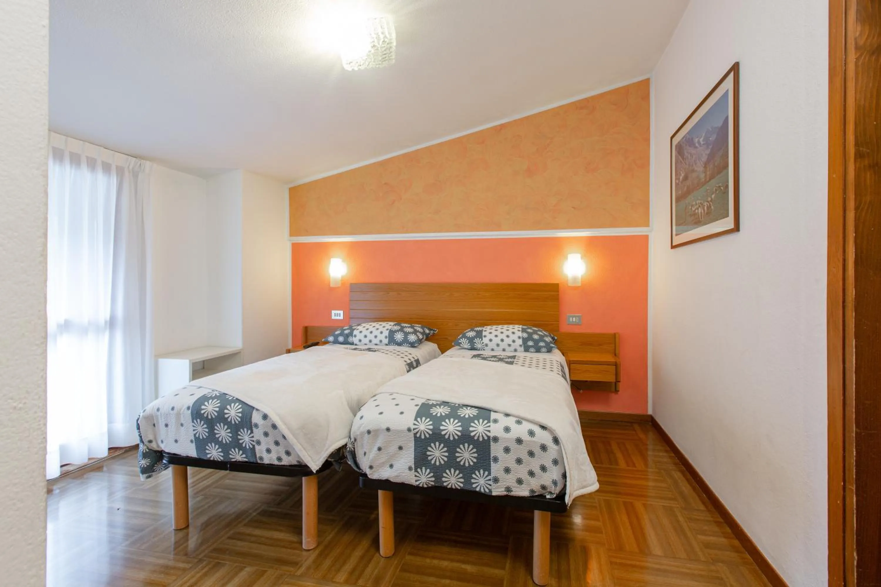 Bed in Hotel Biancospino