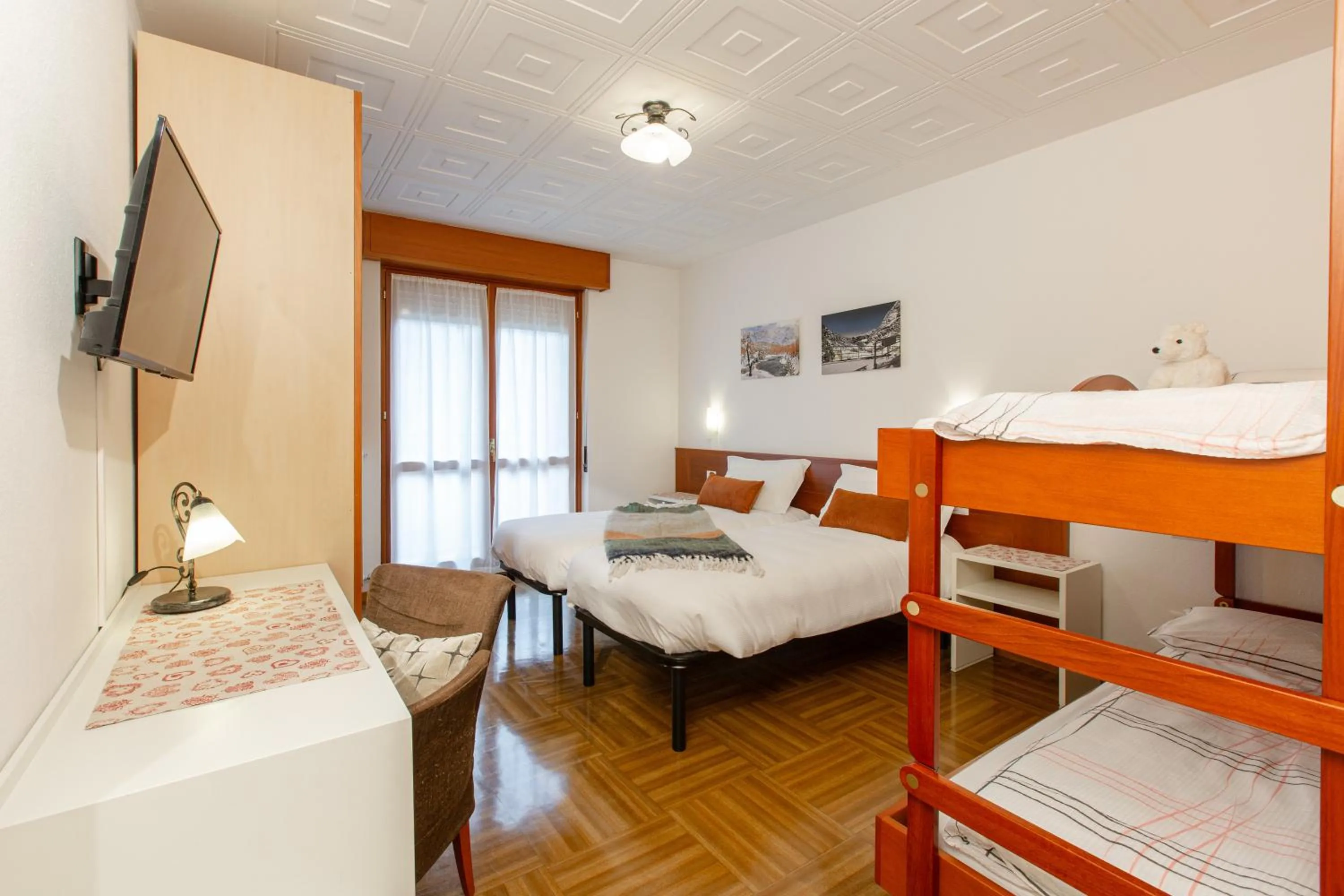 Bed in Hotel Biancospino