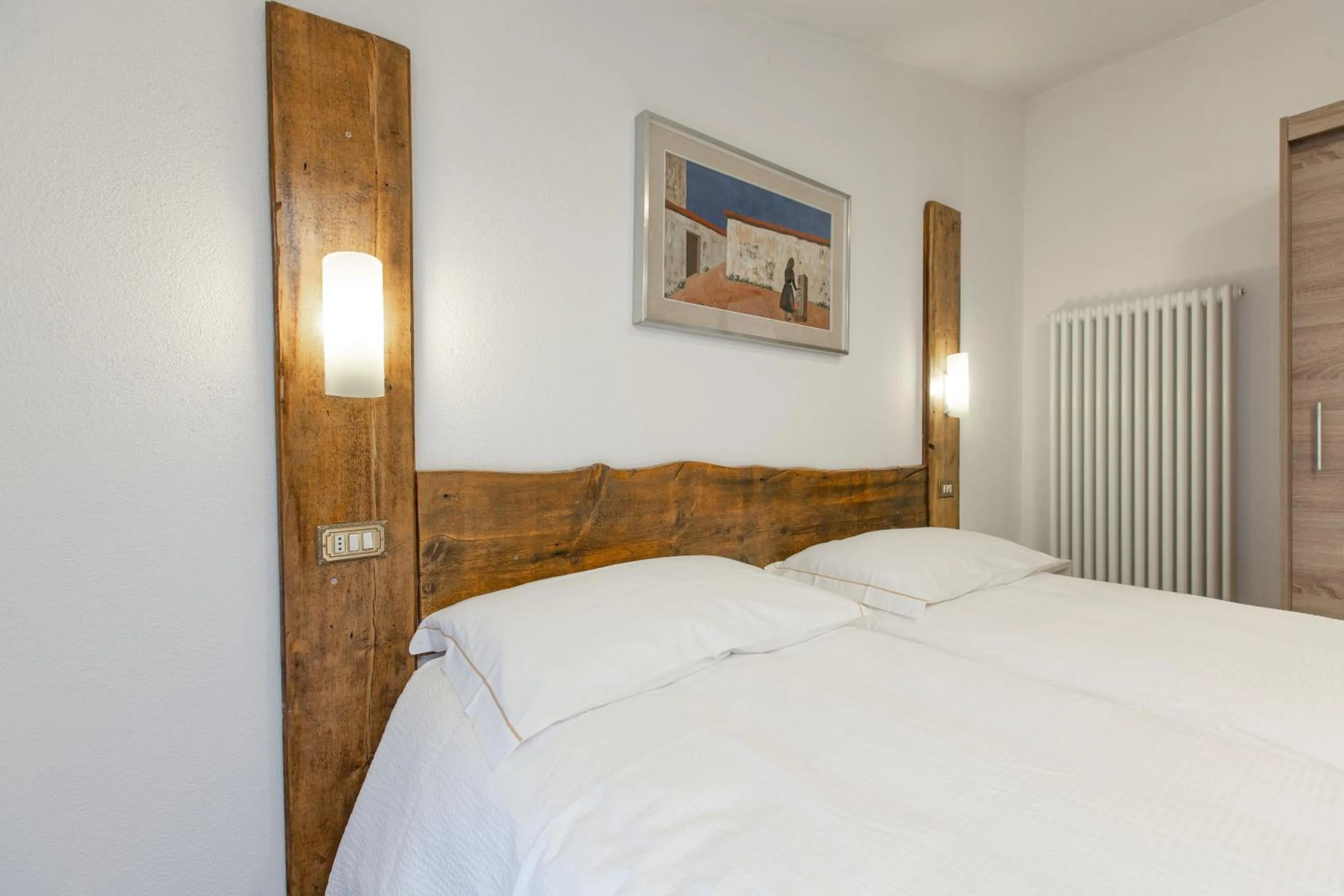 Bed in Hotel Biancospino