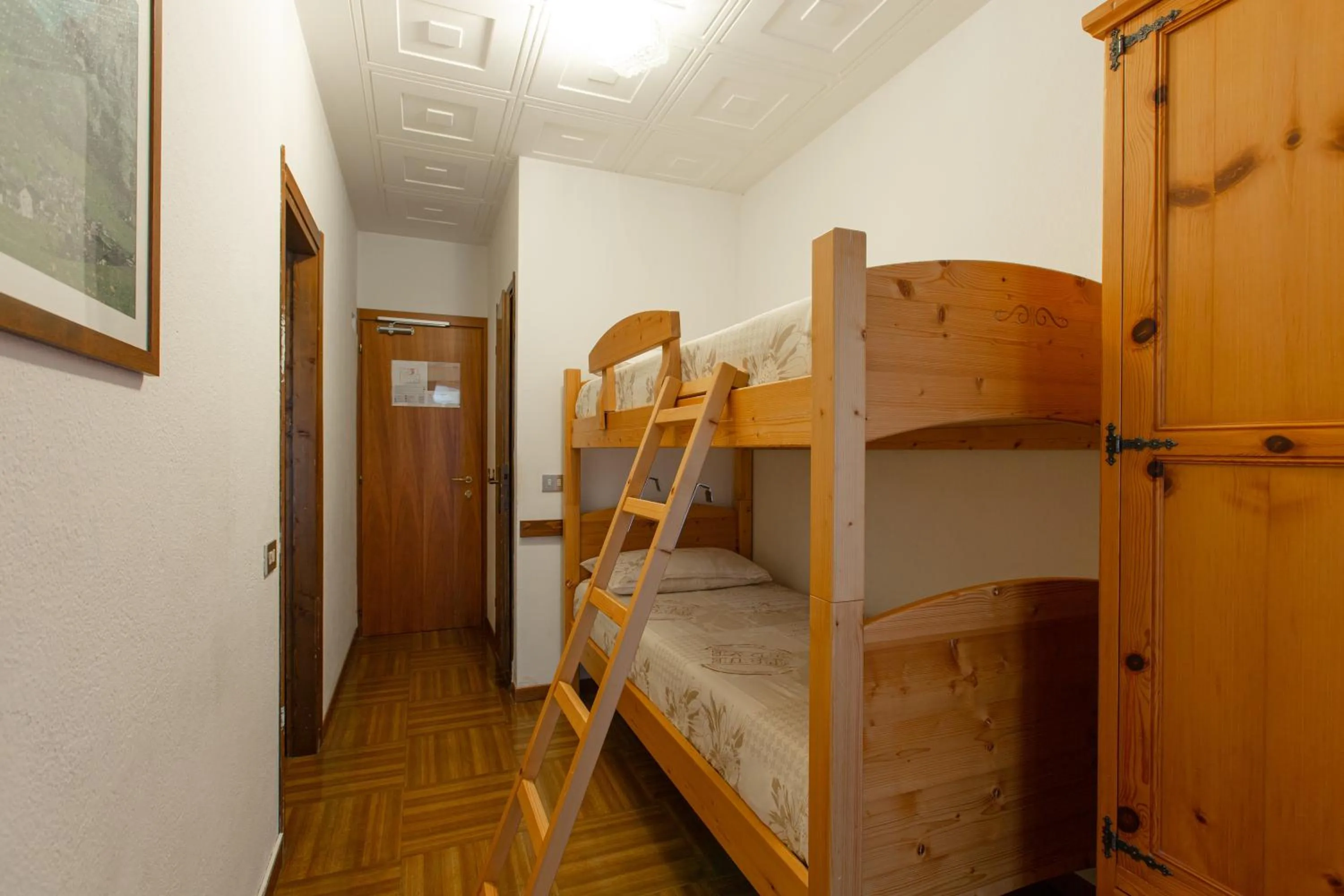 Bed in Hotel Biancospino