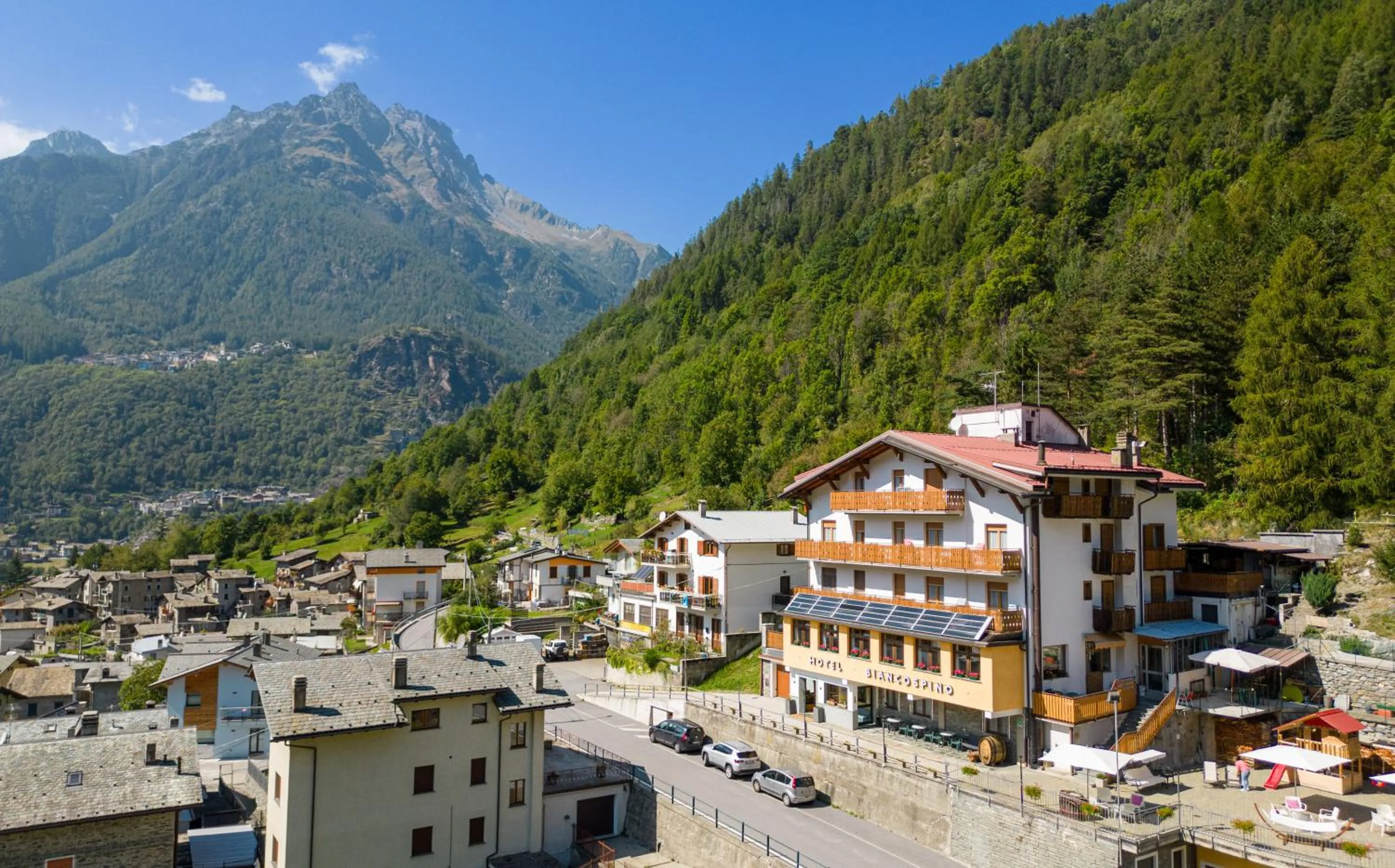 Property building in Hotel Biancospino