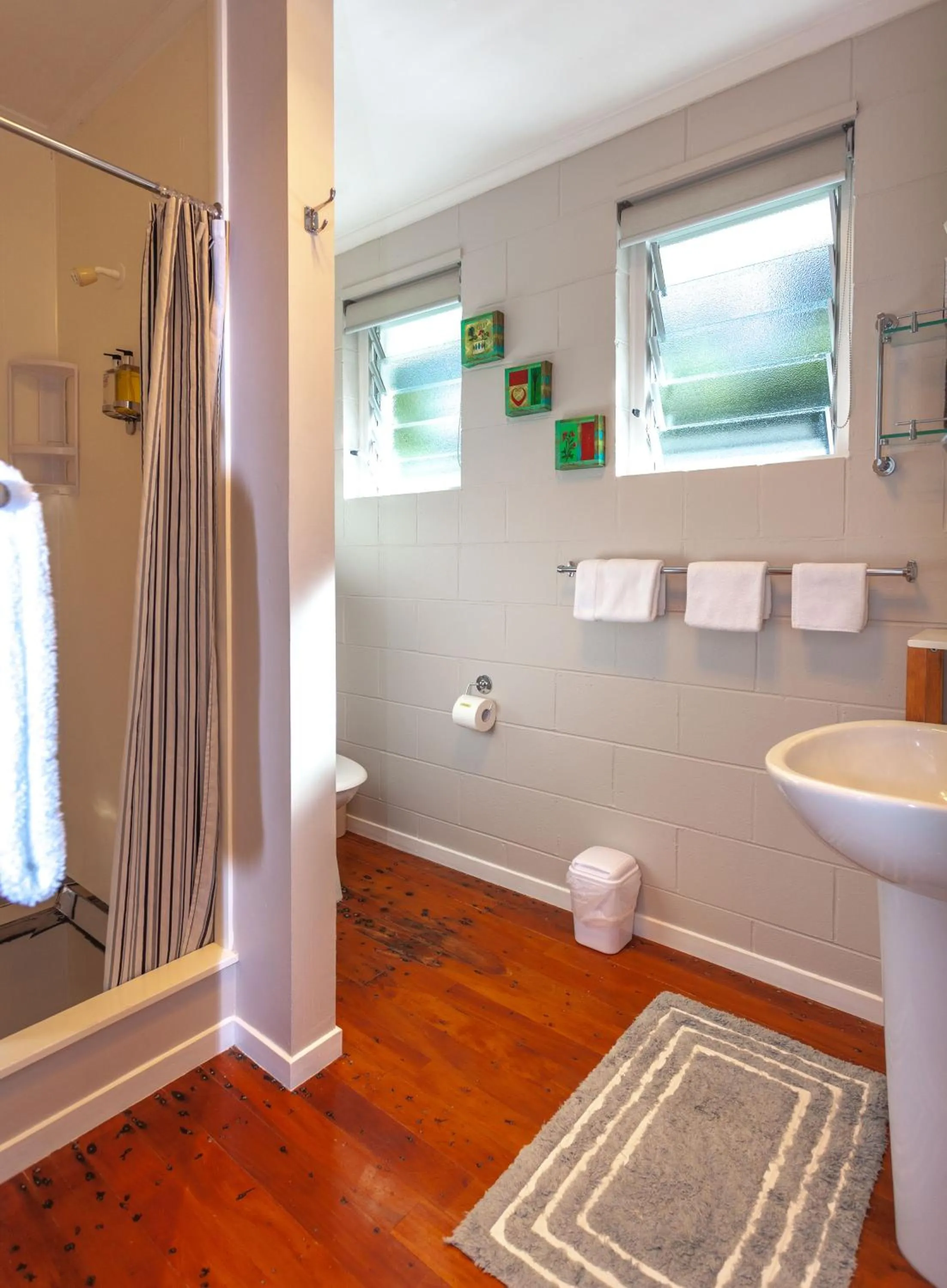 Shower in Brookby Motel