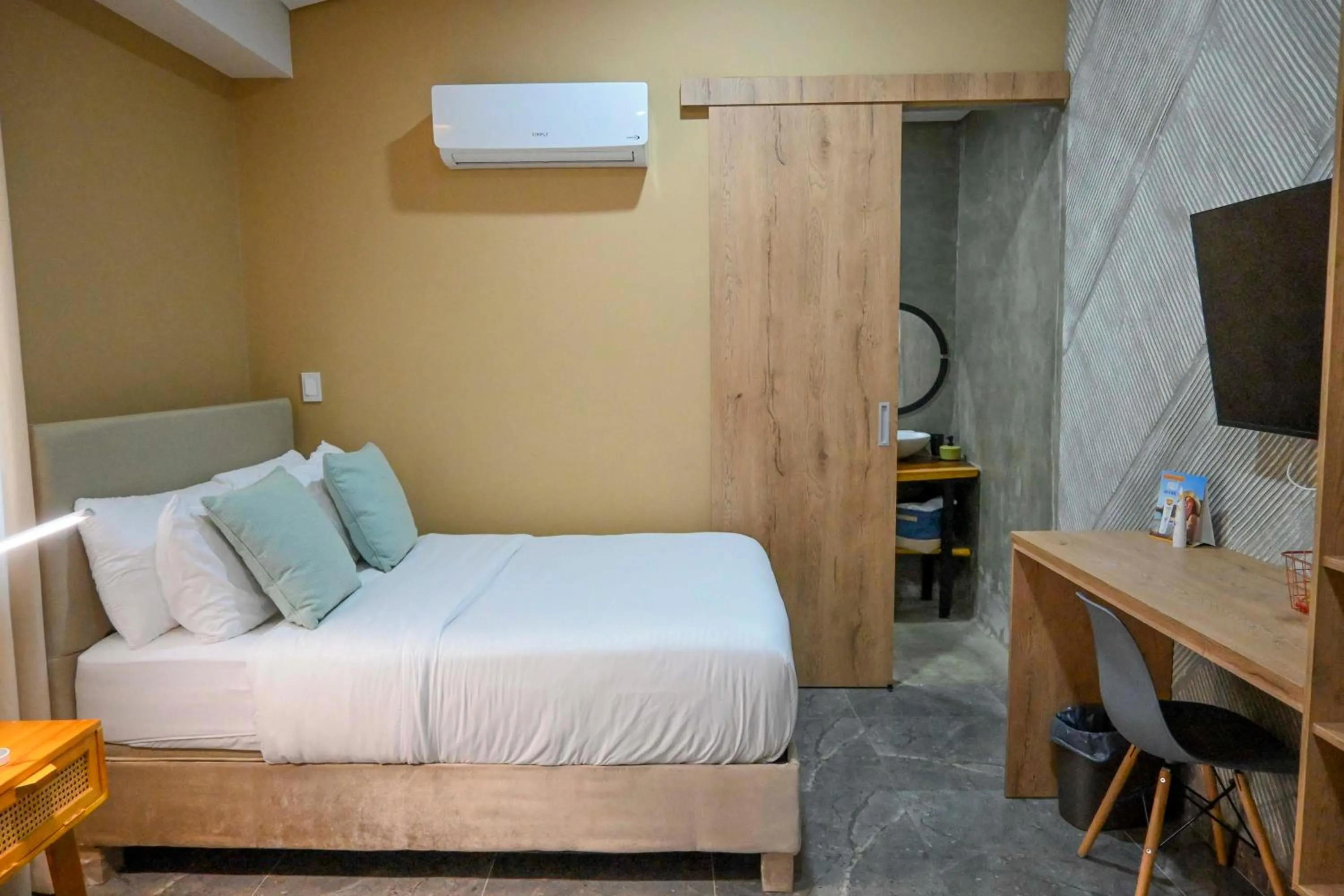 Bed in Hotel Bahía Azul Manga Cartagena