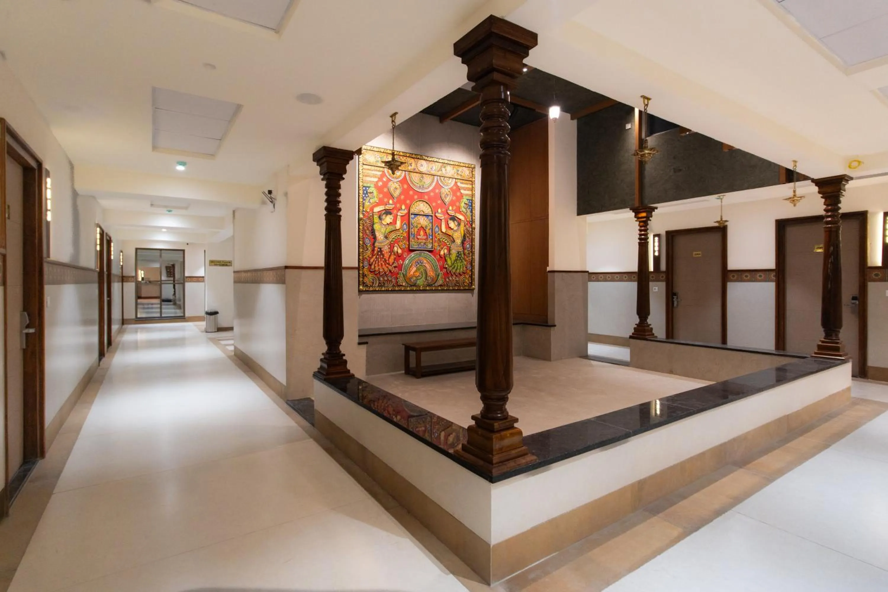 Inner courtyard view in The Emerald