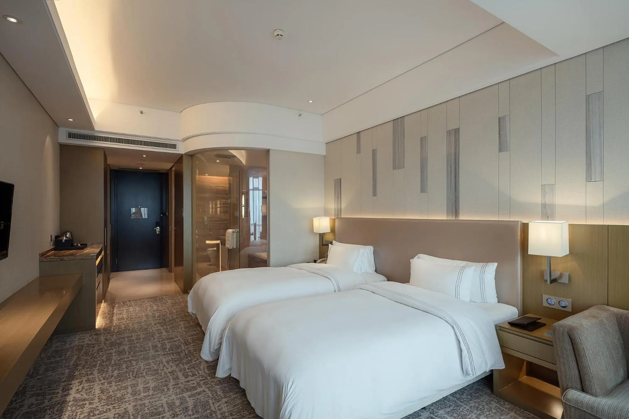 Bed in Hotel Nikko Suzhou