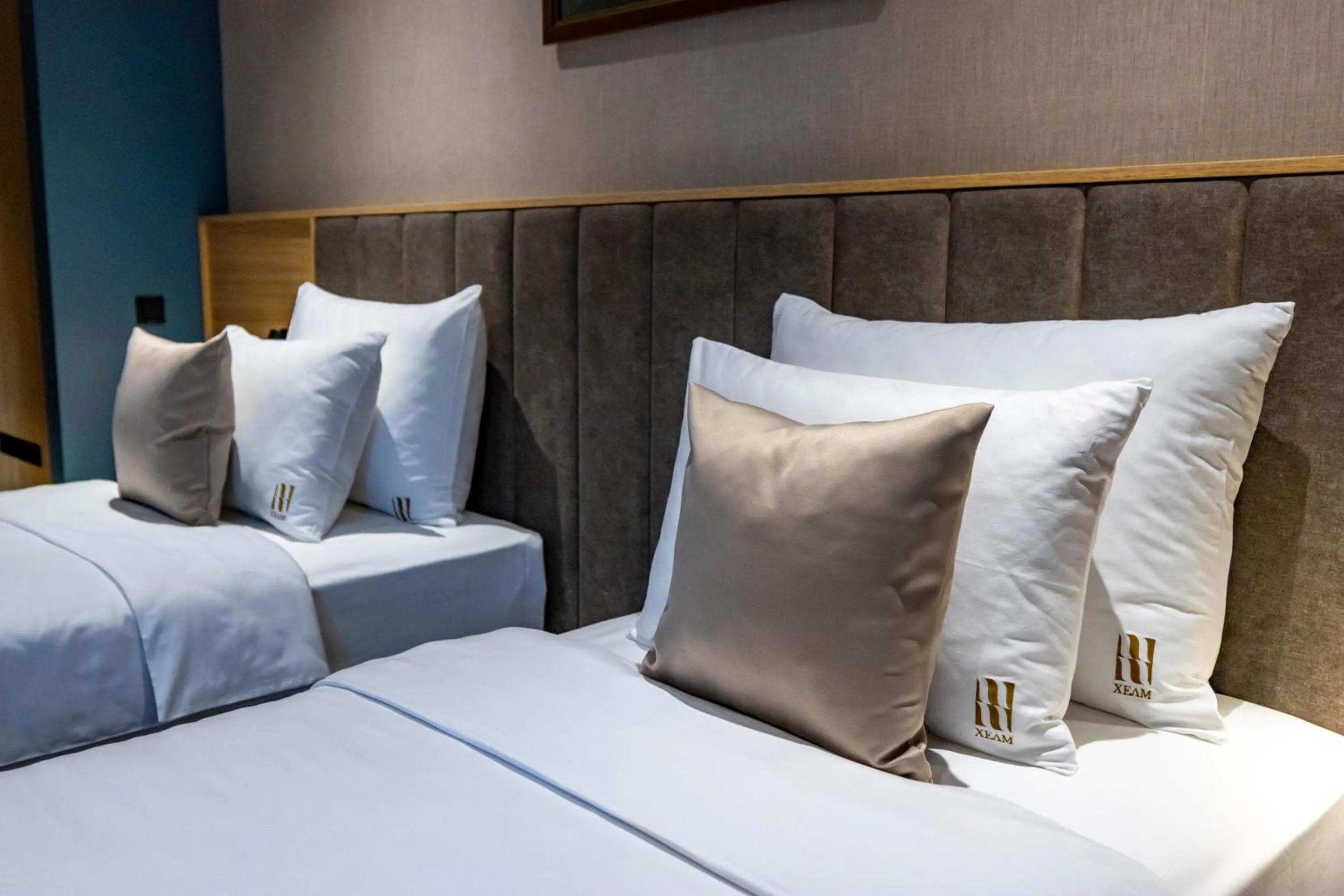 Bed in Hotel Helm