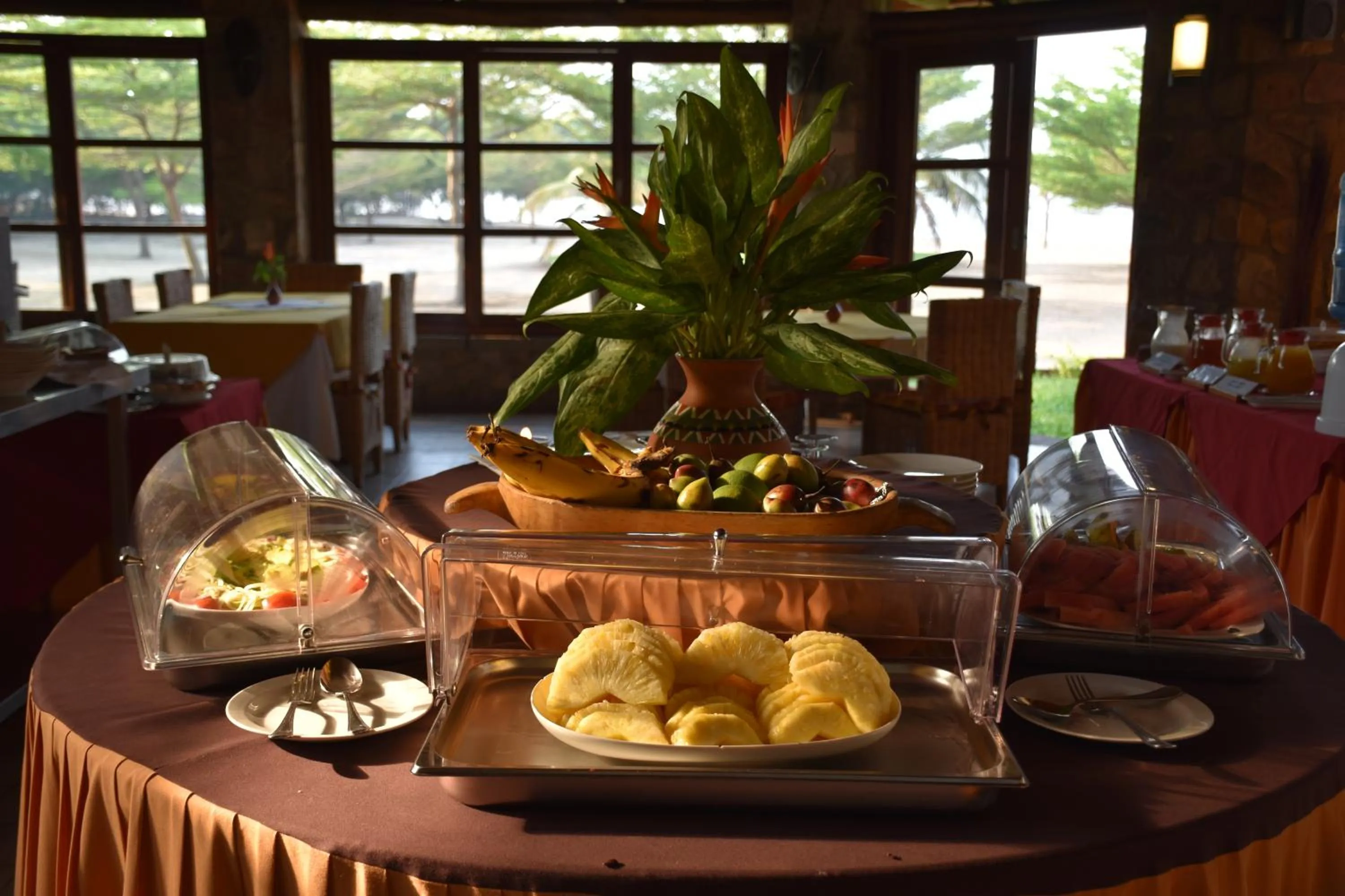 Breakfast in Hotel Club du Lac Tanganyika