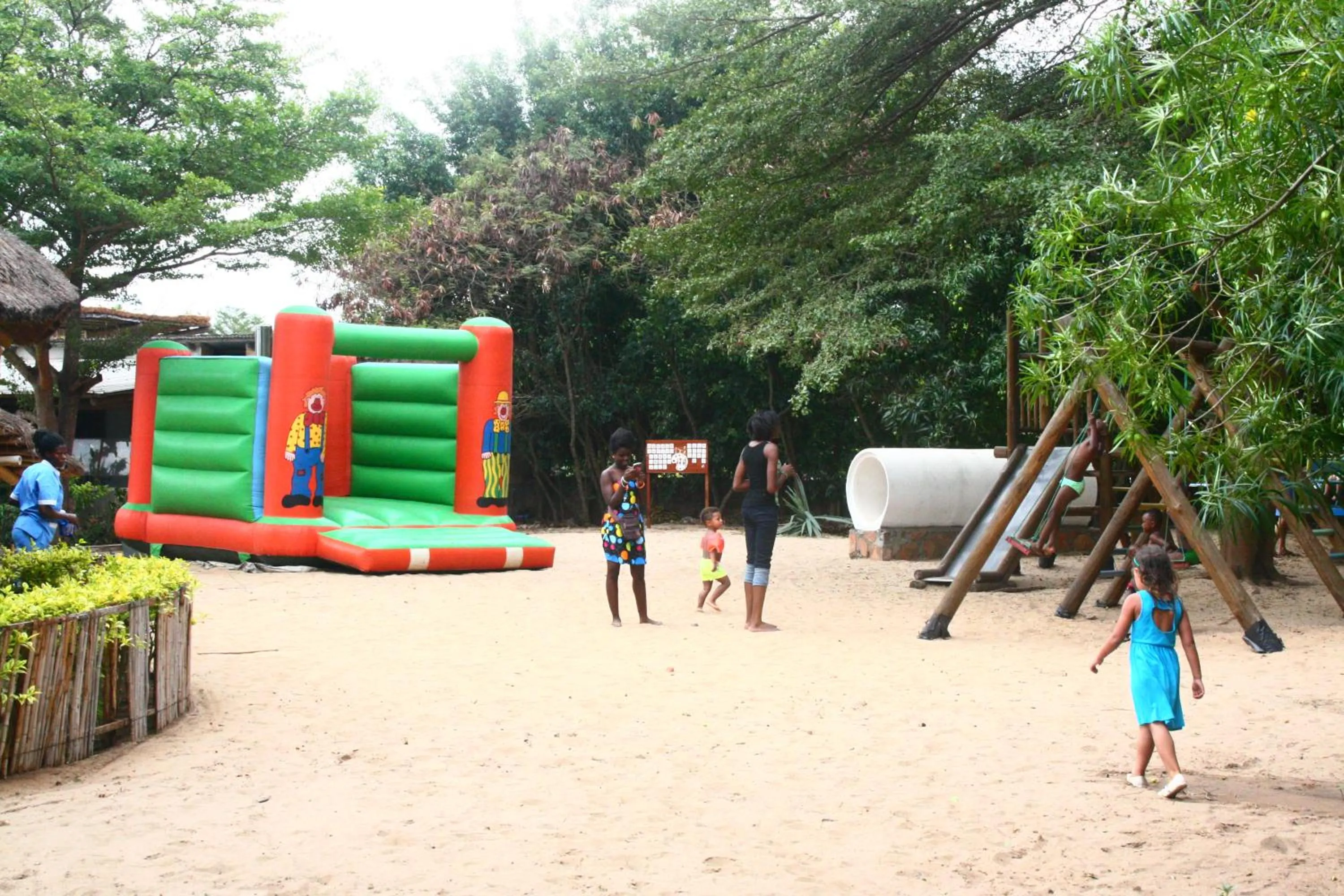 Children play ground in Hotel Club du Lac Tanganyika