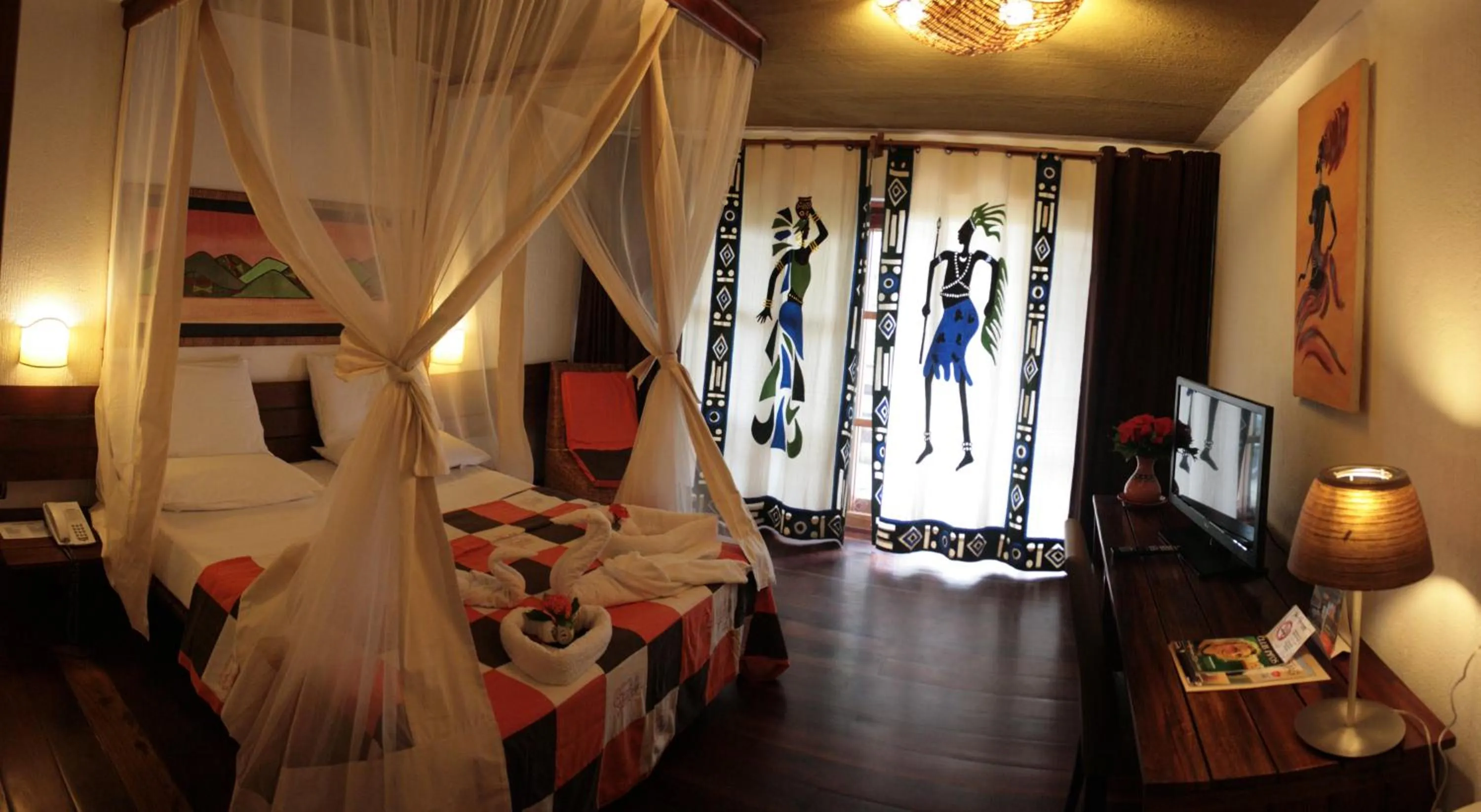 Photo of the whole room, Bed in Hotel Club du Lac Tanganyika