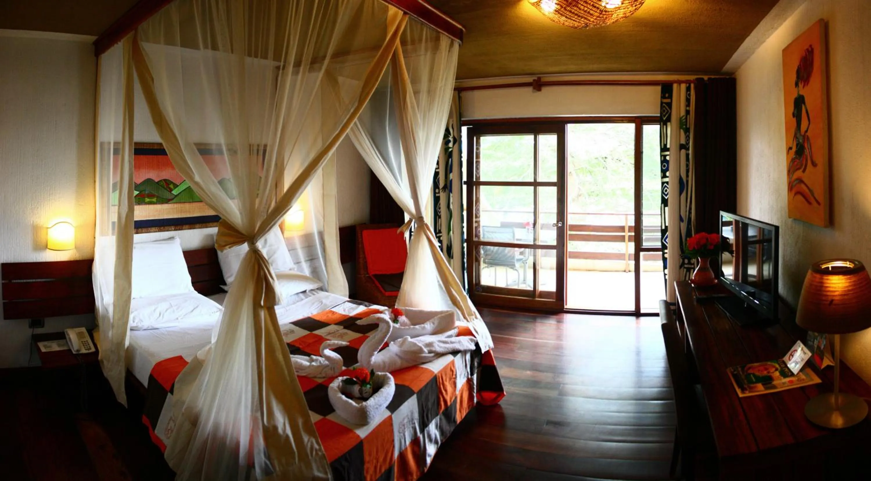 Photo of the whole room, Bed in Hotel Club du Lac Tanganyika
