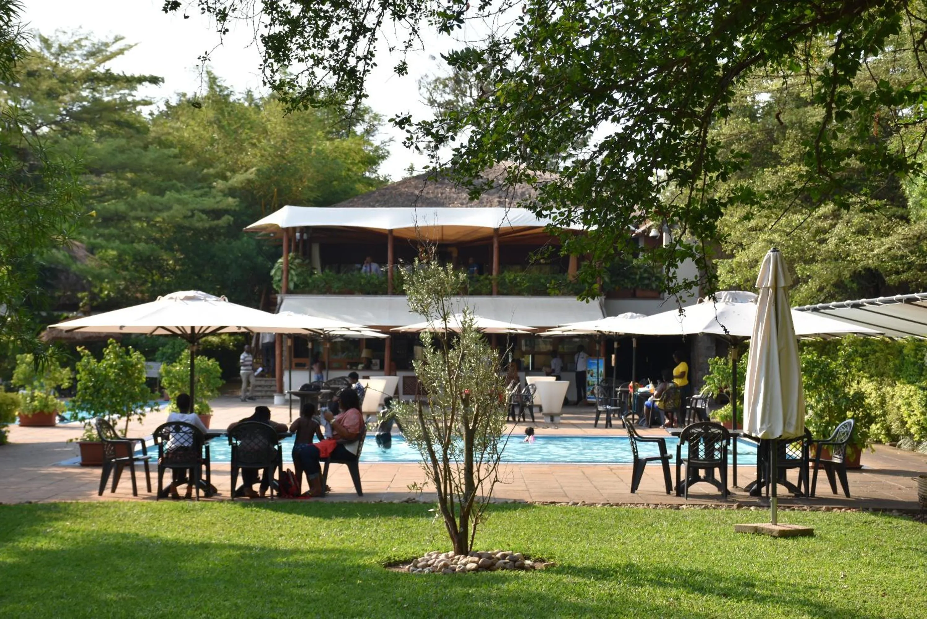Lounge or bar in Hotel Club du Lac Tanganyika