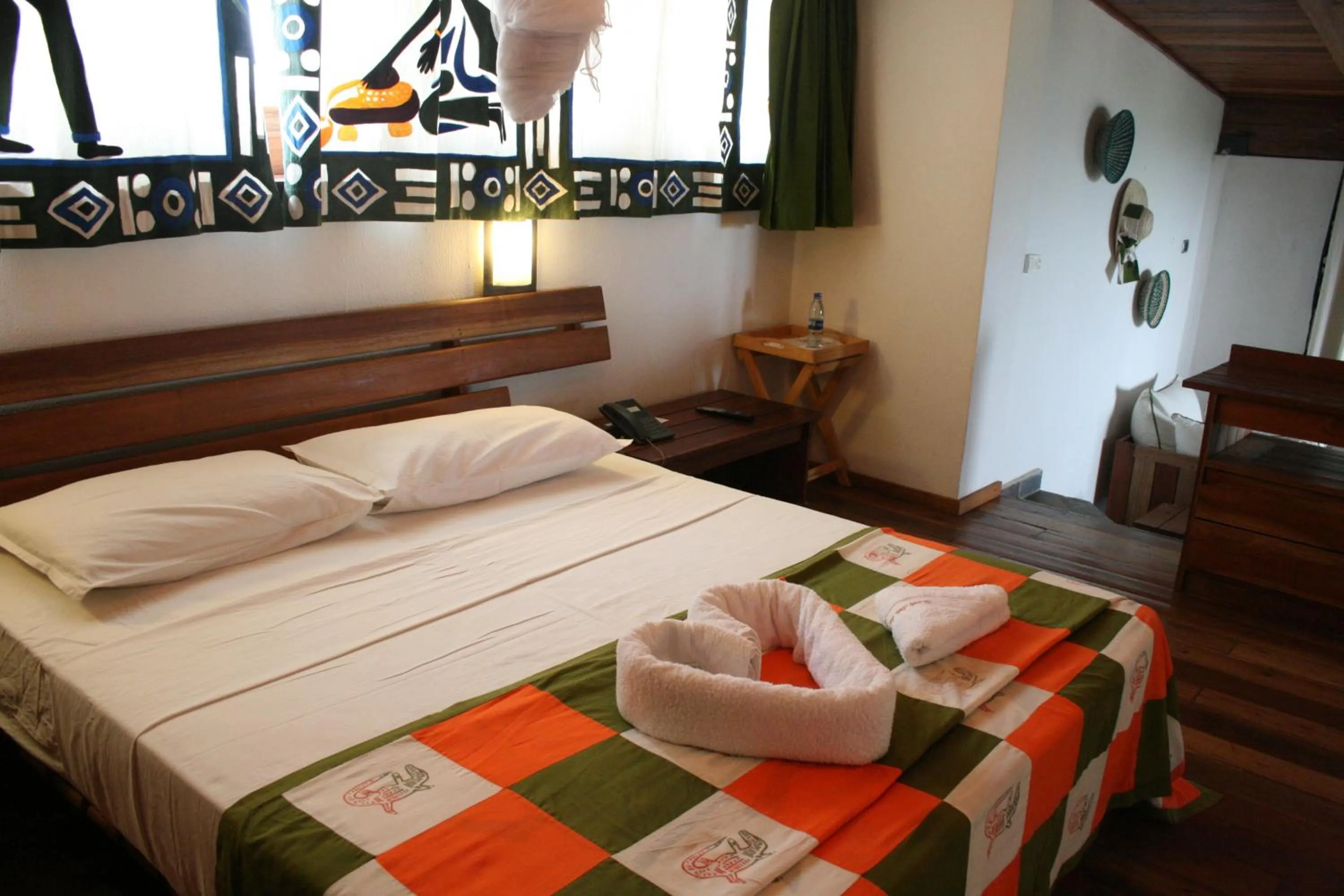 Bedroom, Bed in Hotel Club du Lac Tanganyika