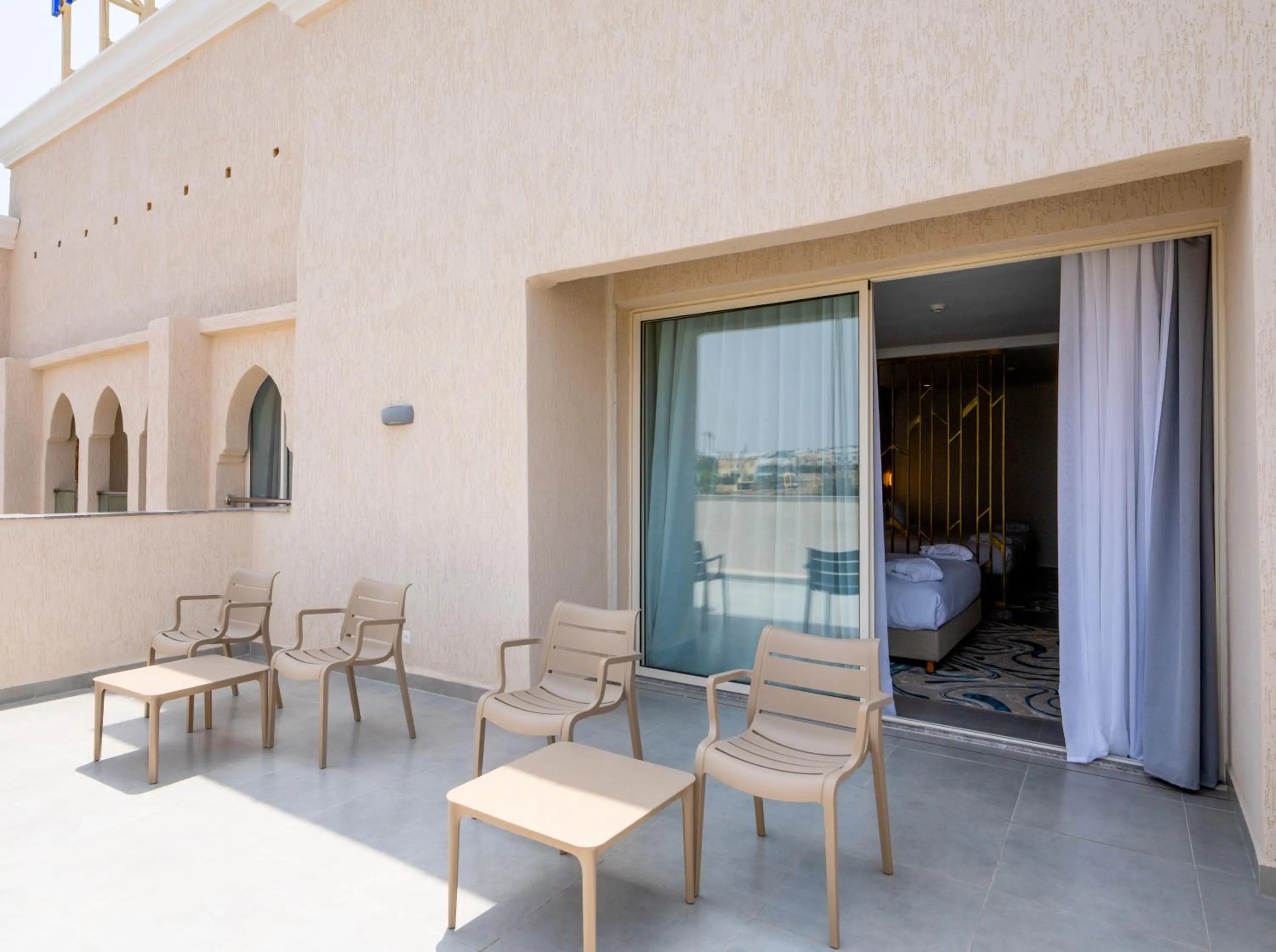 Balcony/Terrace in Pickalbatros Palais Des Roses - Agadir - All Inclusive