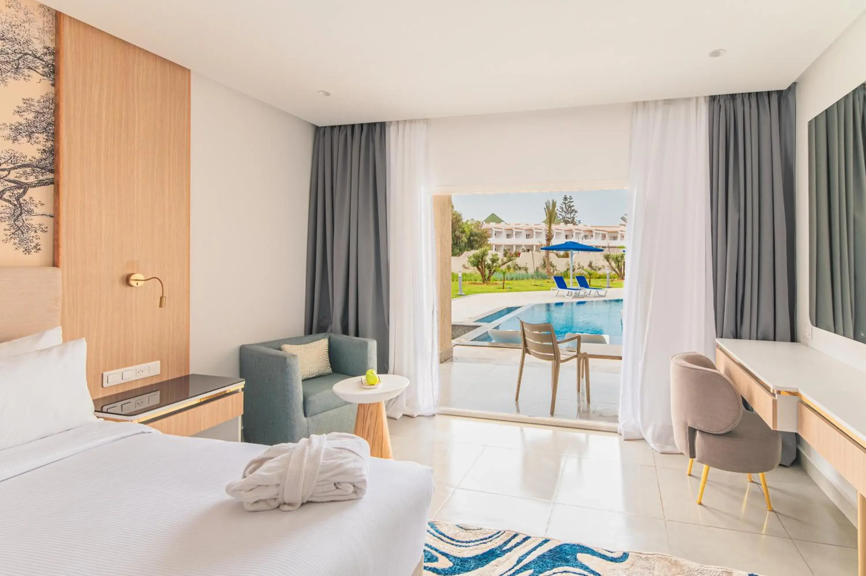 Deluxe Double or Twin Room with Pool Access in Pickalbatros Palais Des Roses - Agadir - All Inclusive Deluxe Double or Twin Room with Pool Access in Pickalbatros Palais Des Roses - Agadir - All Inclusive