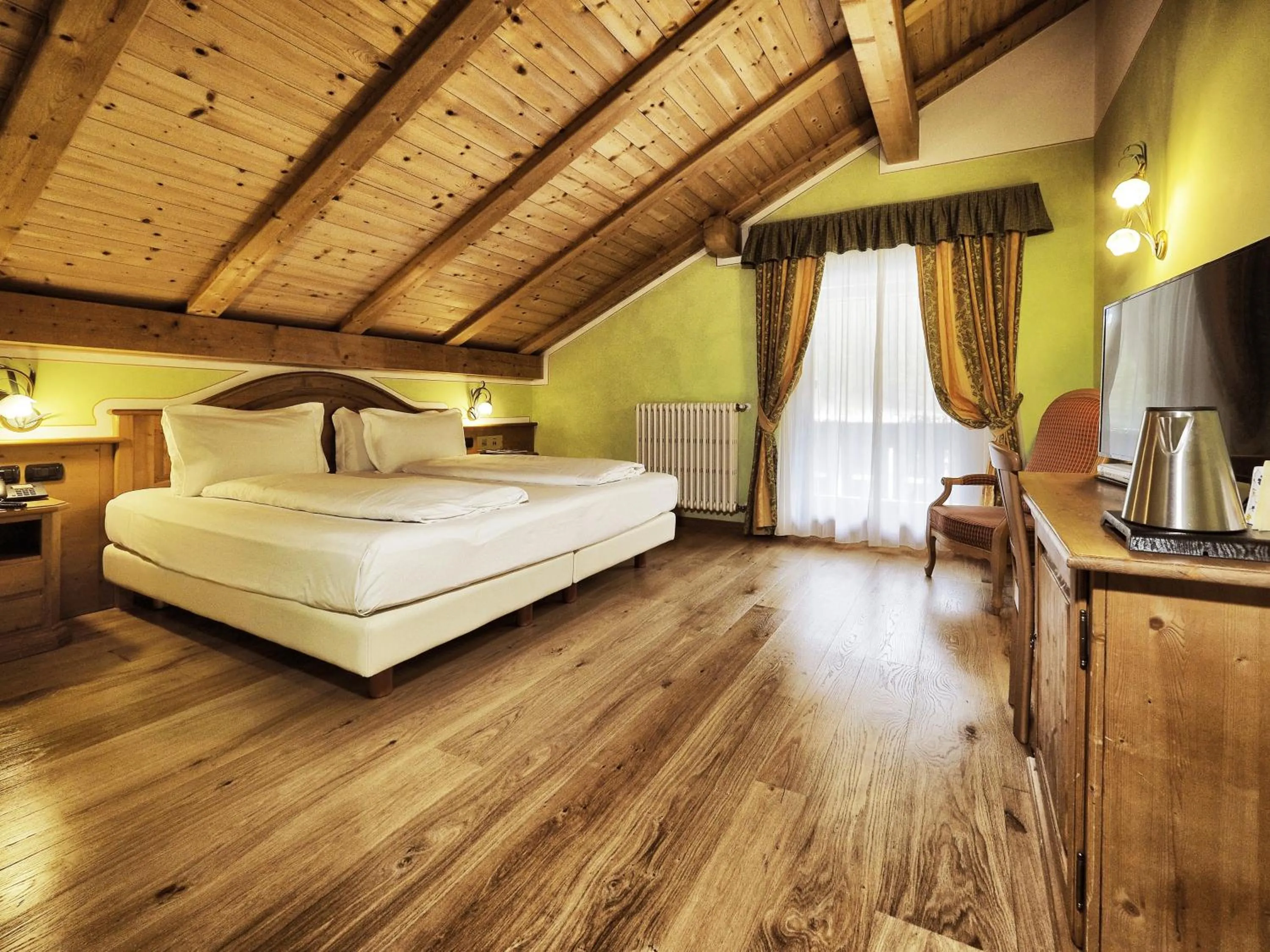 Bed in Hotel Bertelli