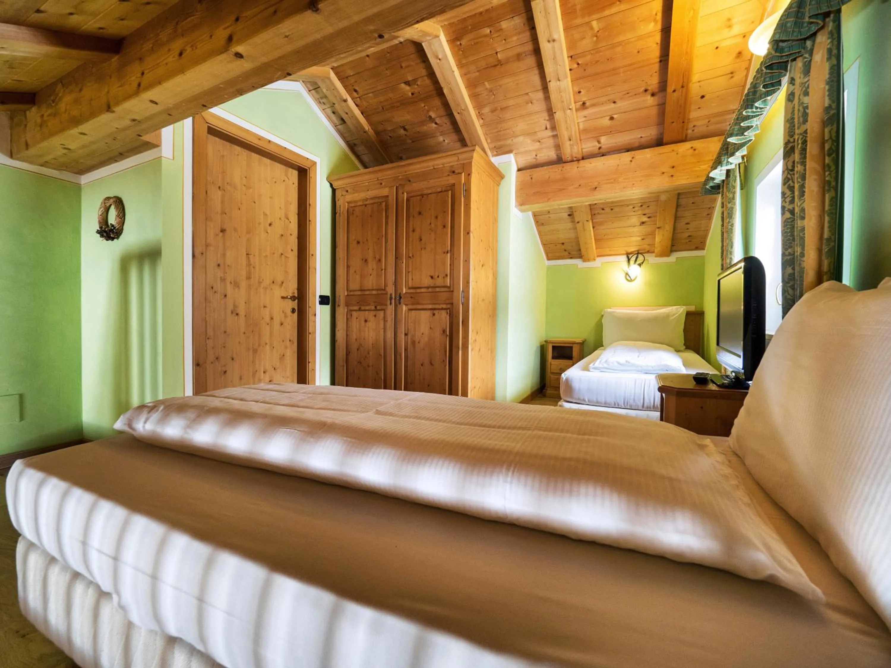 Bed in Hotel Bertelli