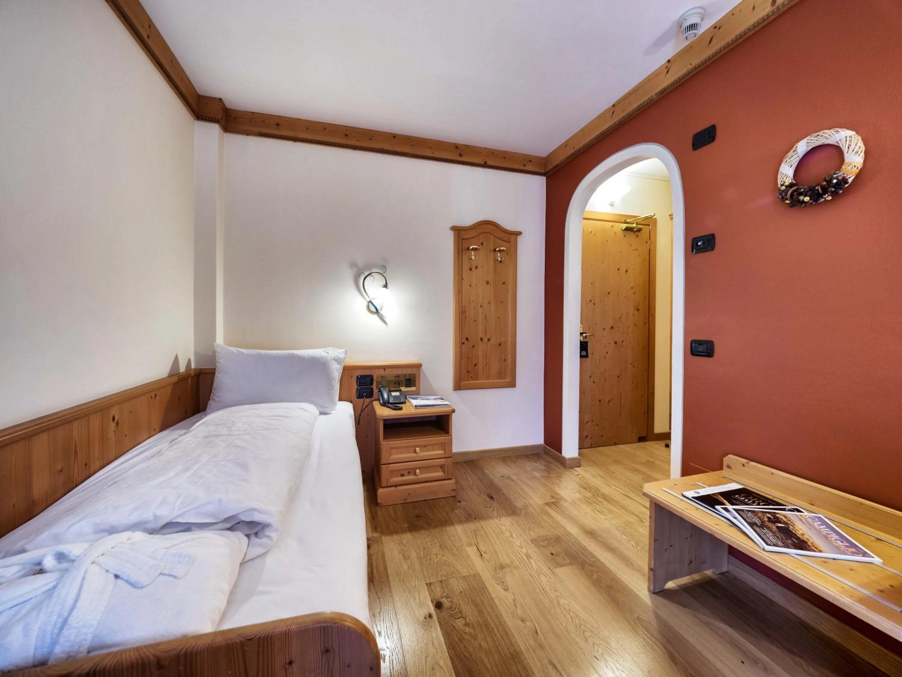 Bed in Hotel Bertelli