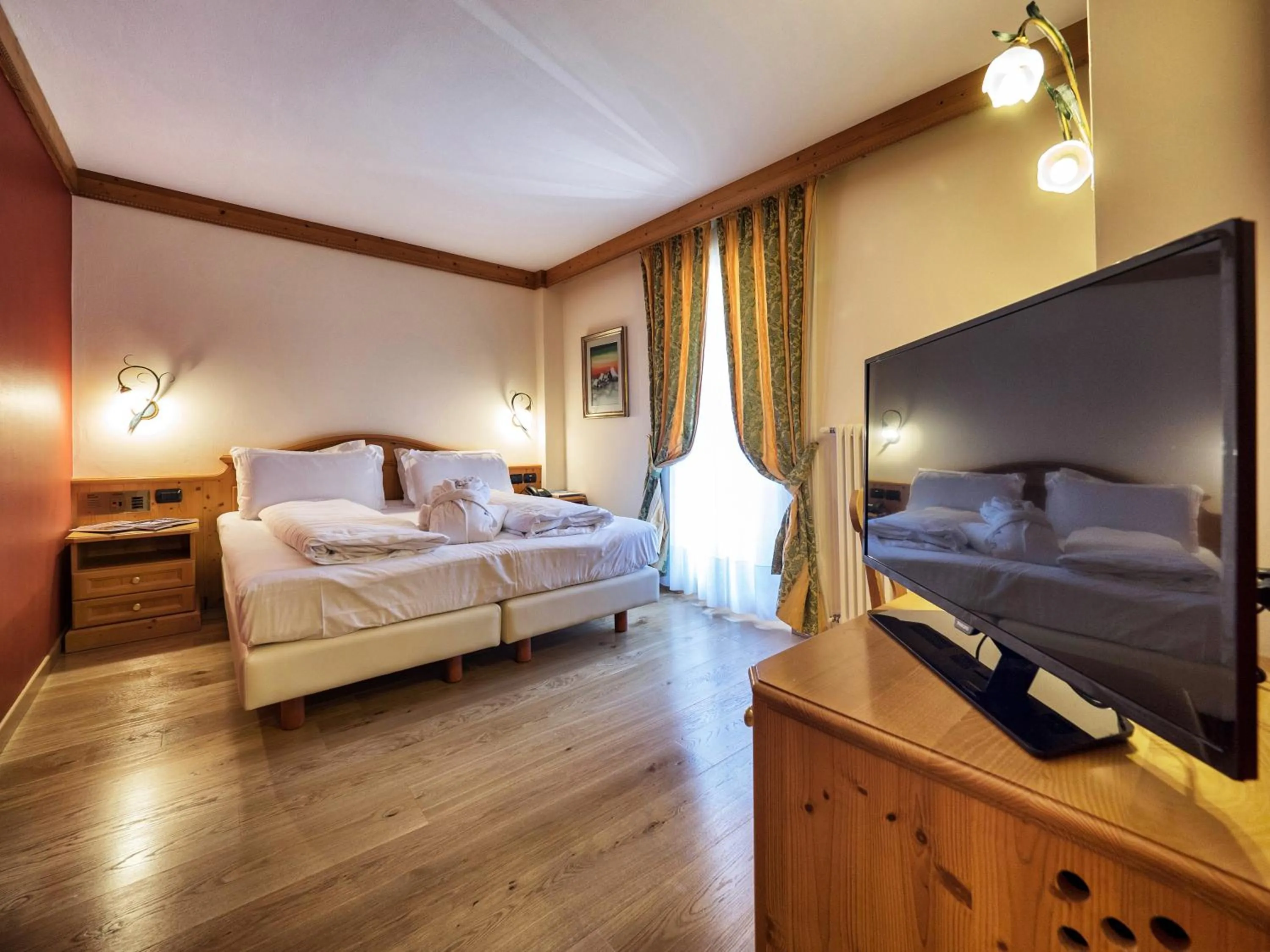 Bed in Hotel Bertelli