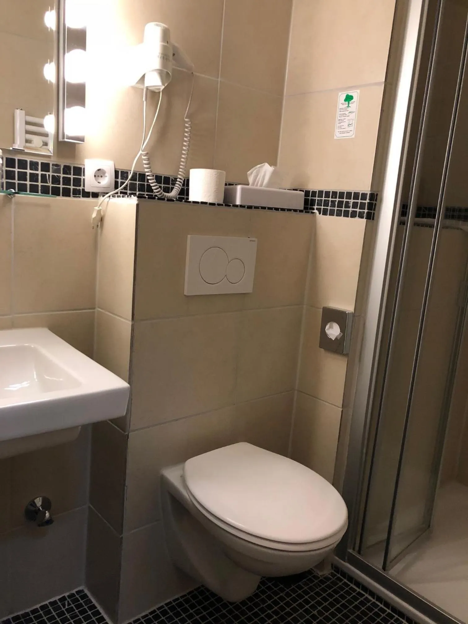 Bathroom in Hotel Corsten