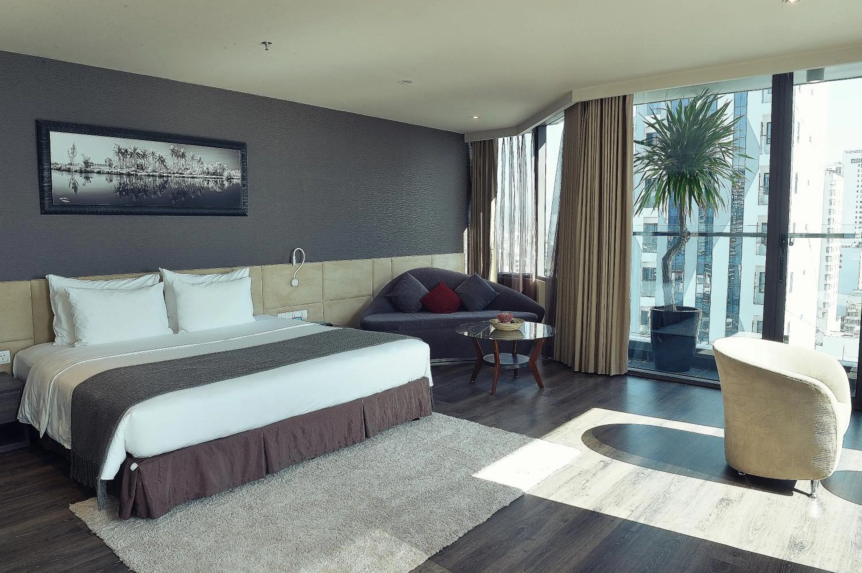 Bed in Alana Nha Trang Beach Hotel