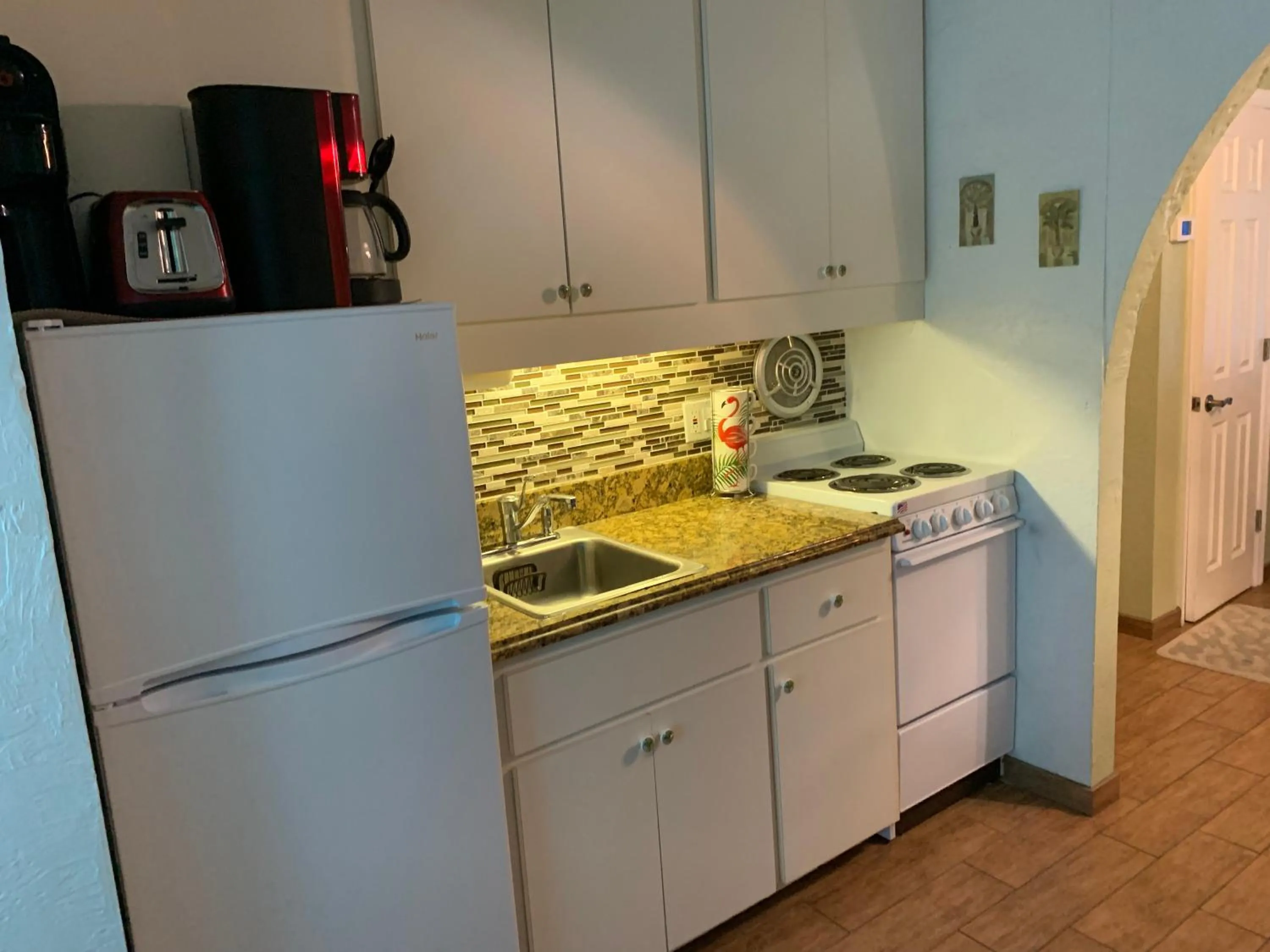 Kitchen or kitchenette in Coquina Beach Club 109