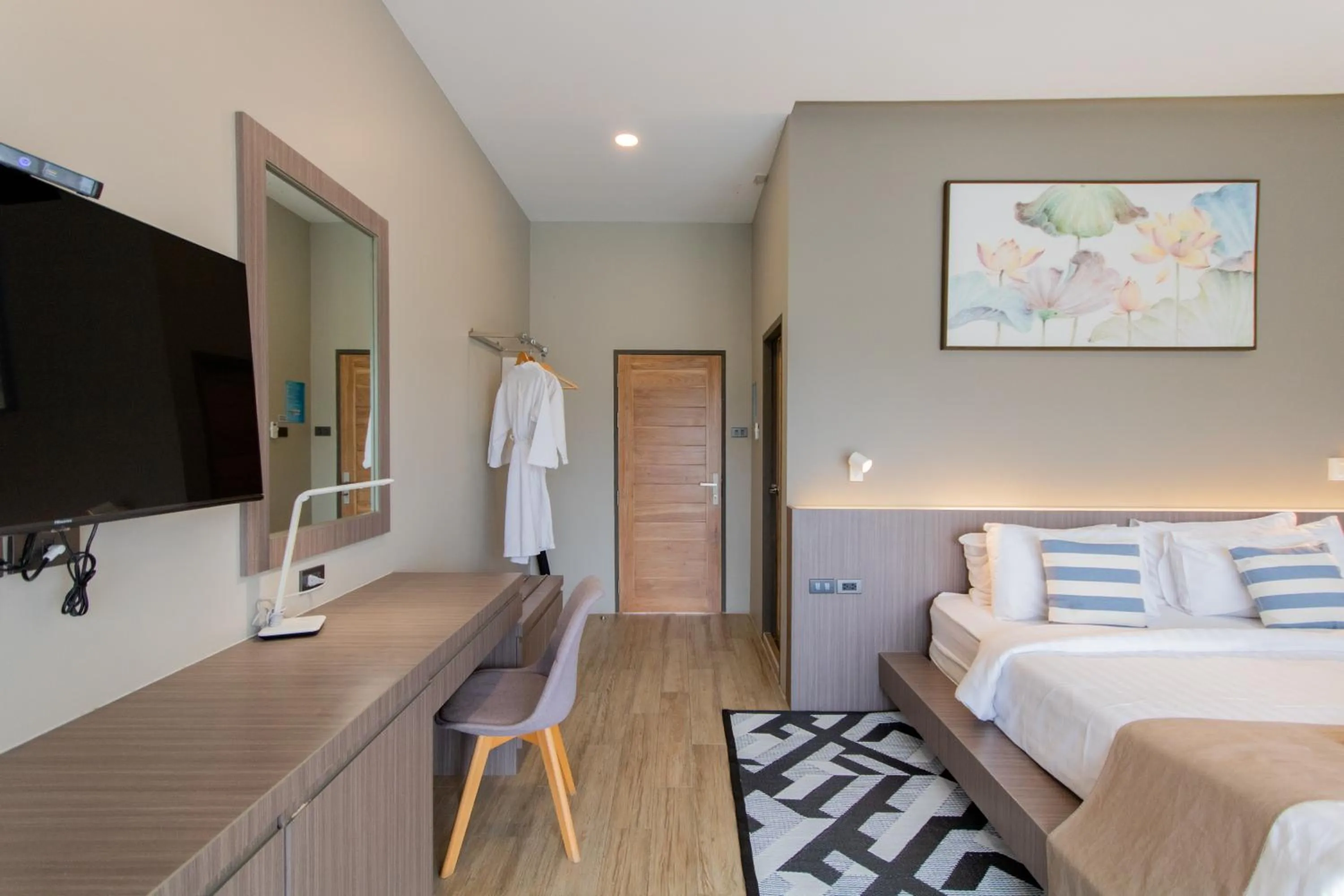 Bed in Baan Tah On The Sea