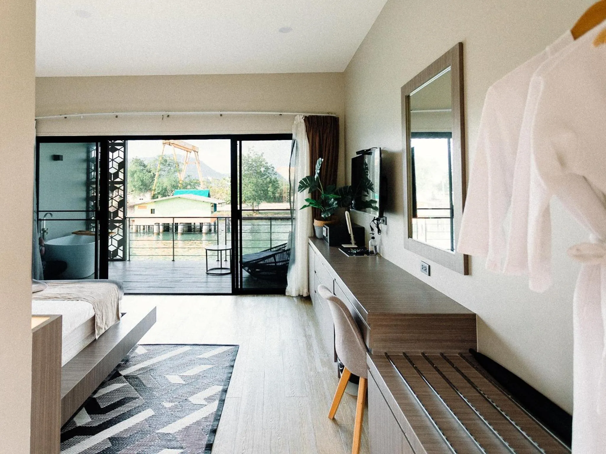 Bed in Baan Tah On The Sea