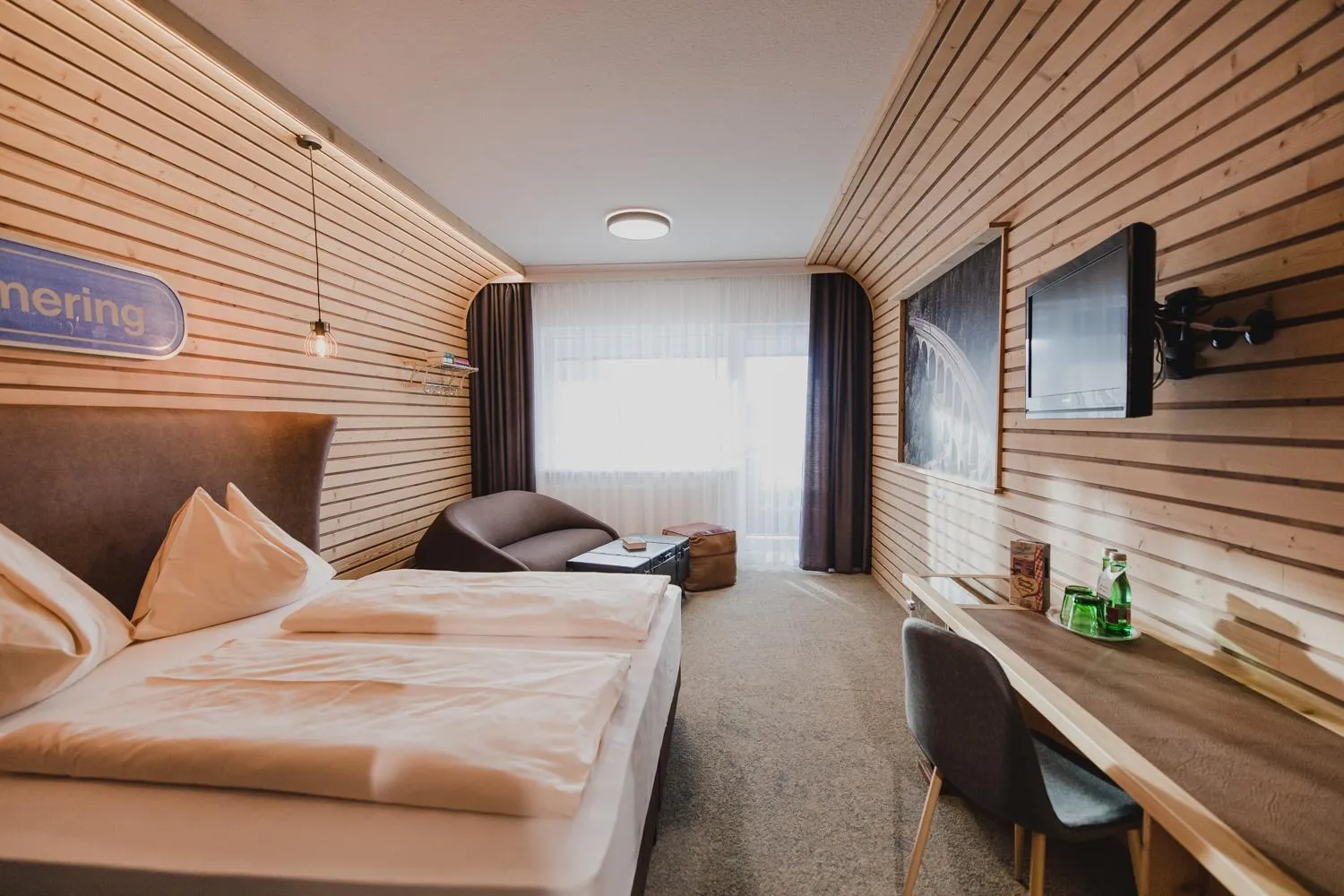 Bed in Gasthof Berghof