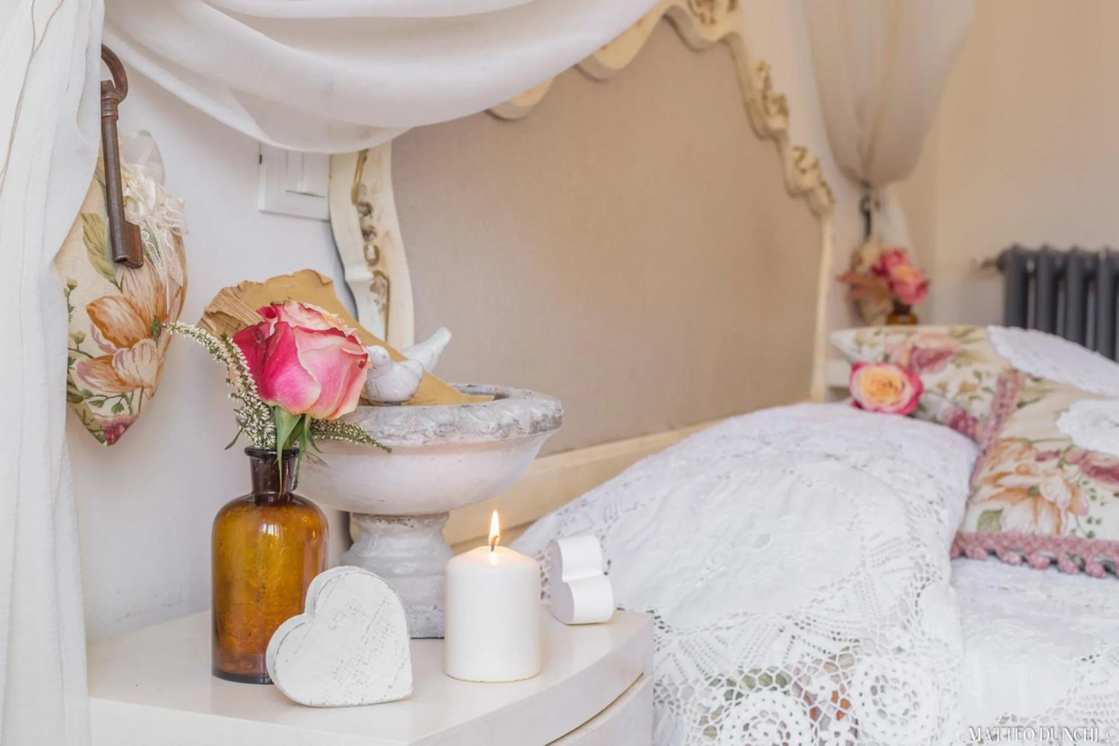 Decorative detail, Bed in B&B Il Cuore