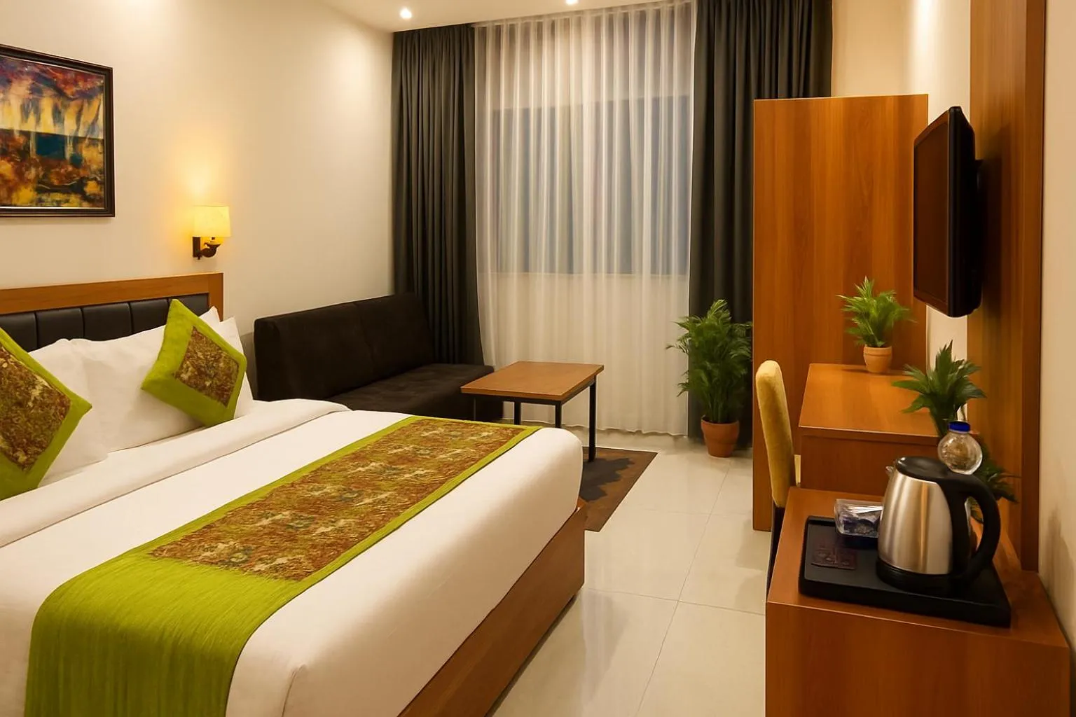 Bedroom, Bed in Ai 360 Degree Hotel Lansdowne