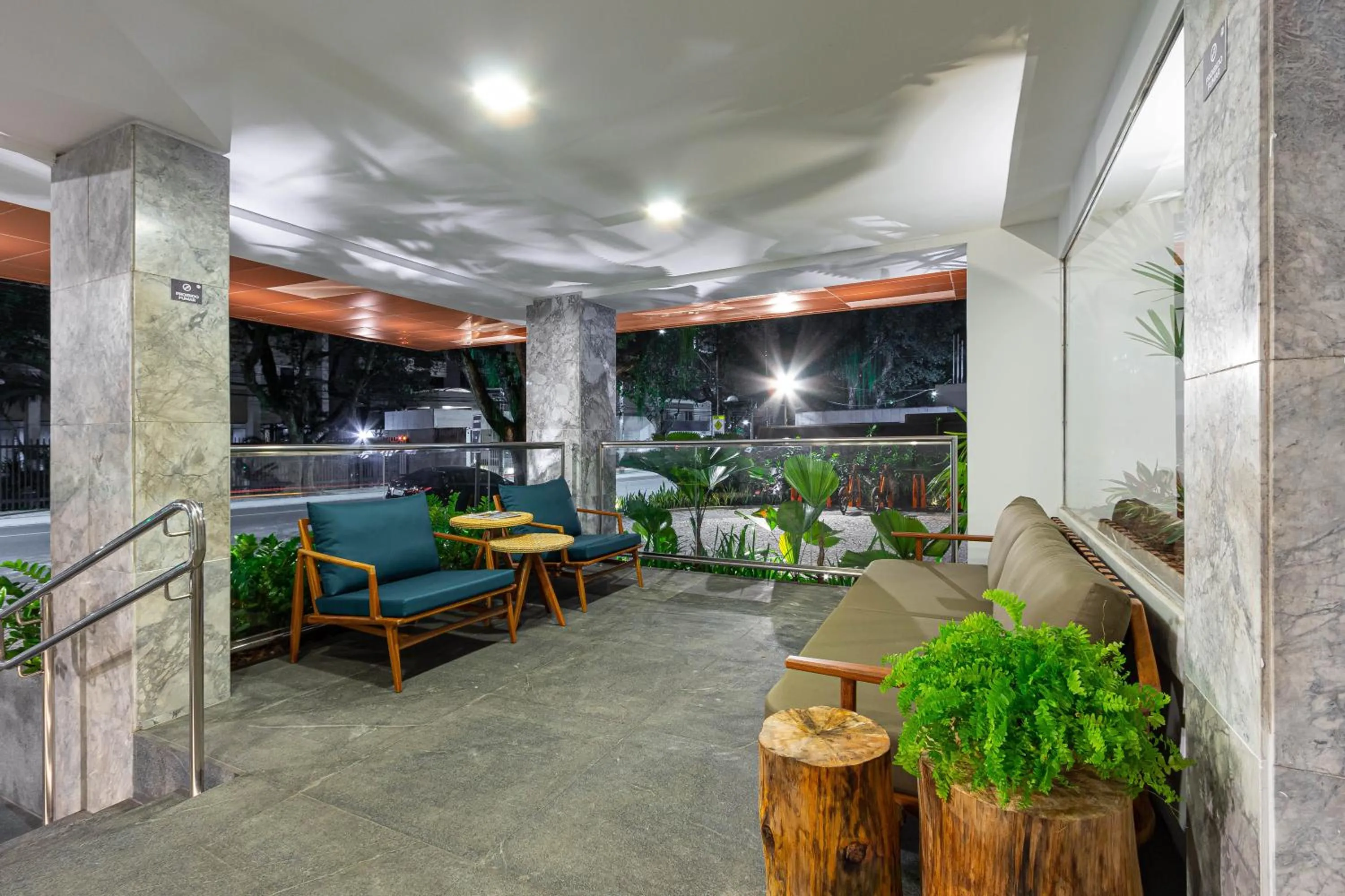 Patio in Hotel Bahia do Sol