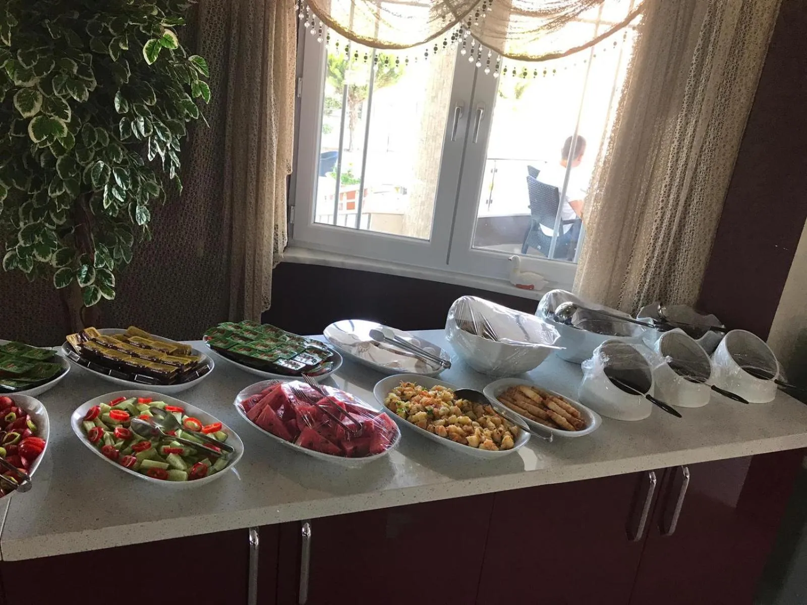 Breakfast in Geyi̇kli̇ Sunshi̇ne Hotel